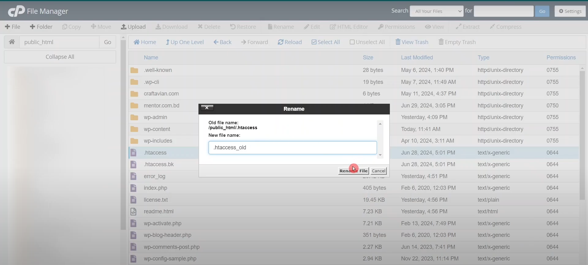 Imagen [4] - Cómo solucionar el error 500 Internal Server Error en WordPress: Guía detallada paso a paso