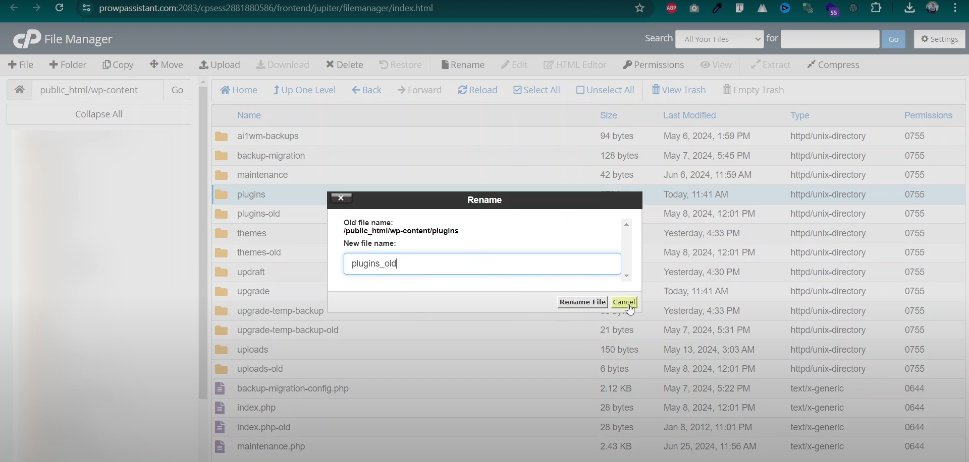 Imagen [10] - Cómo solucionar el error 500 Internal Server Error en WordPress: Guía detallada paso a paso