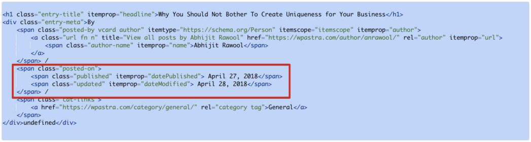 Image [3] - How to show "Last Updated" date instead of "Released" date in Astra Theme