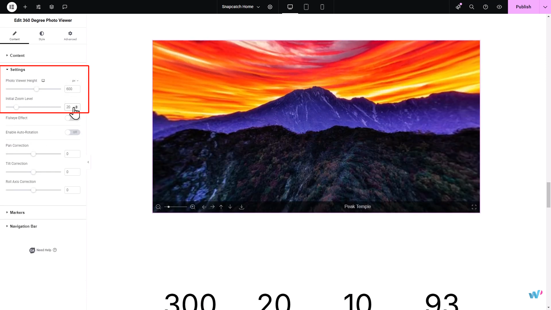 图片[8]-如何在 Elementor 网站中展示 360° 全景图片，打造图片高互动的网站