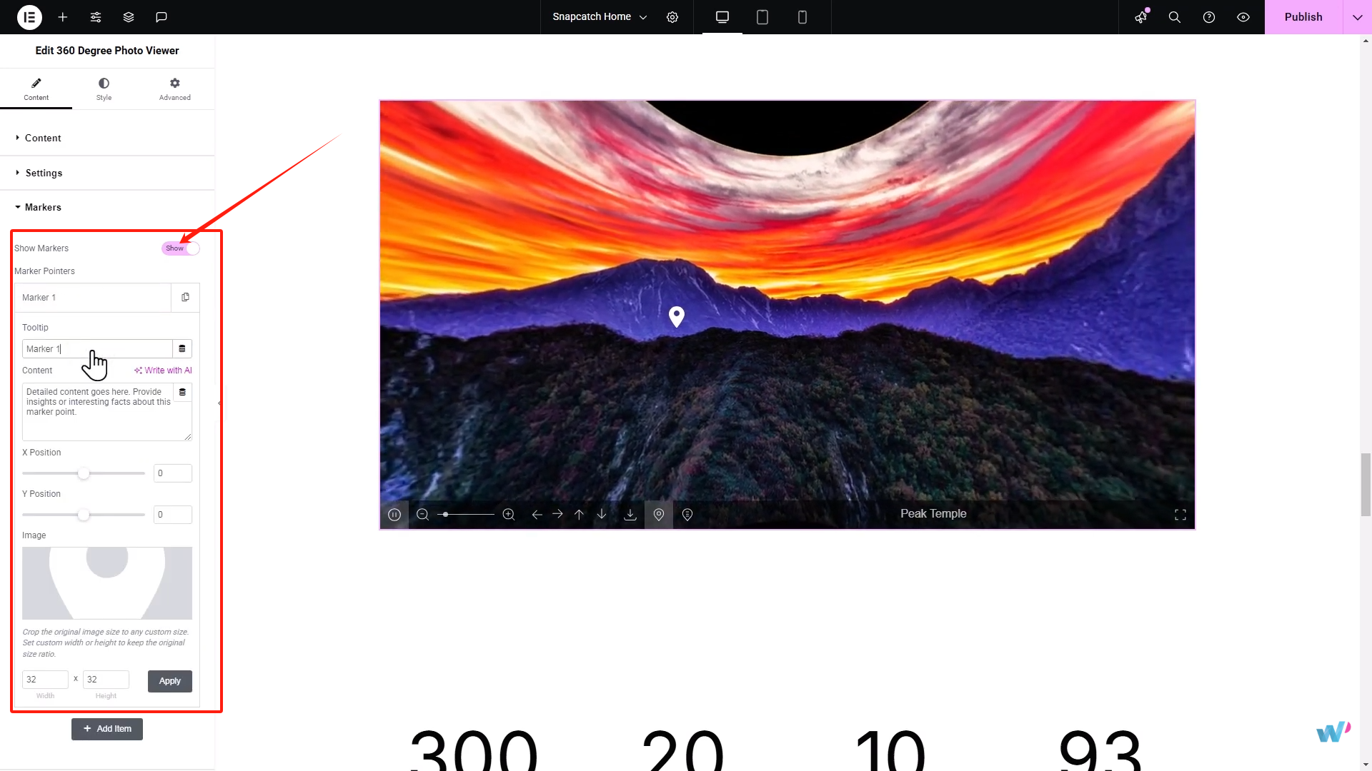 图片[11]-如何在 Elementor 网站中展示 360° 全景图片，打造图片高互动的网站