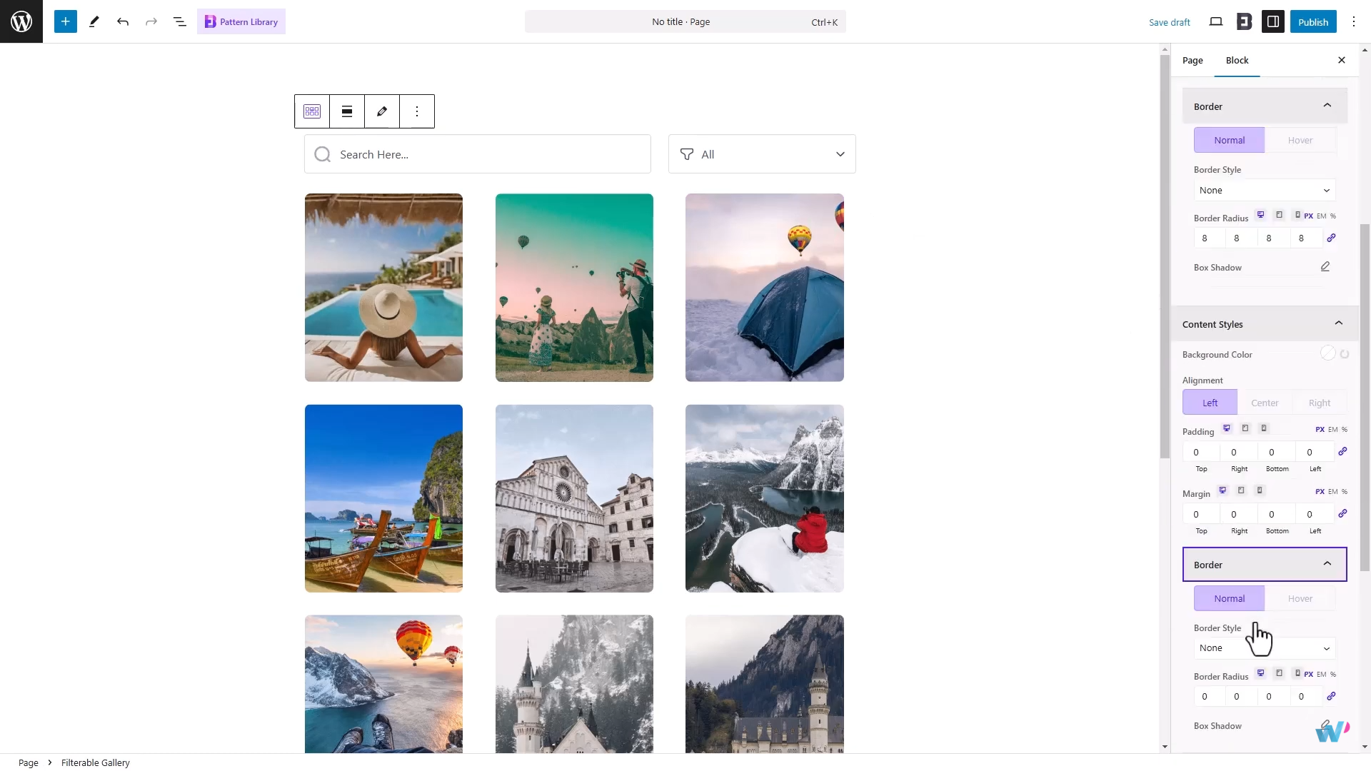 图片[14]-如何在 WordPress 网站中使用 Essential Blocks 插件创建可筛选的图像画廊