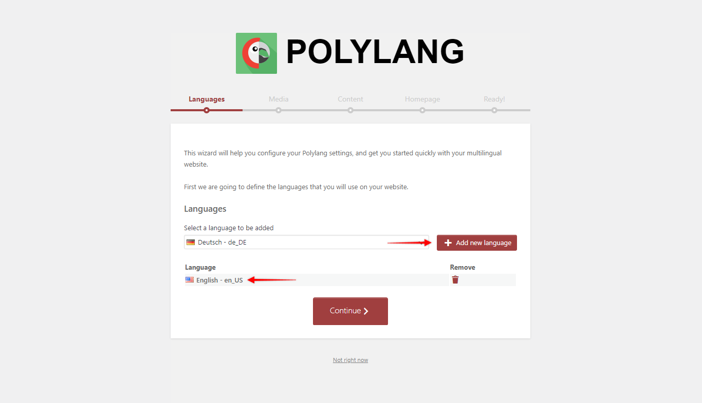 Imagen [2] - Conversión de un sitio web Astra a multilingüe: Tutorial de configuración de Polylang
