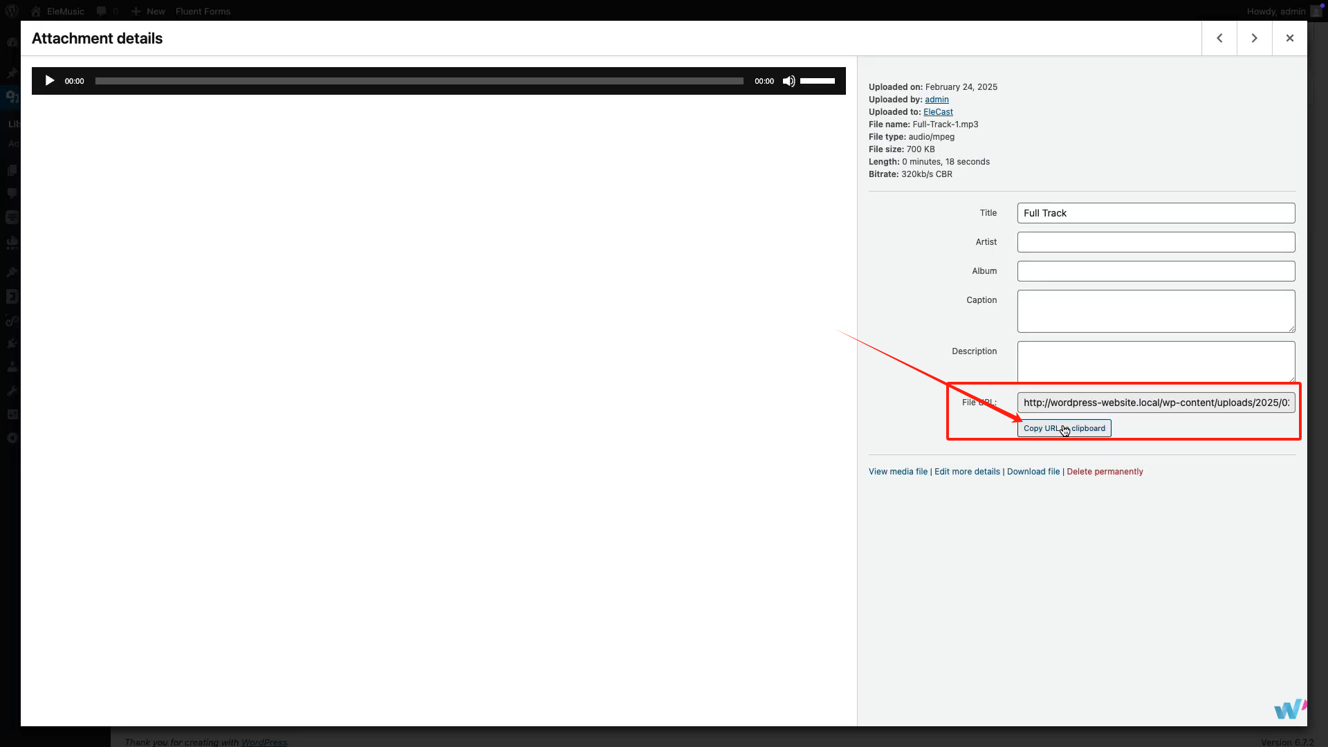 图片[7]-如何在Gutenberg和Elementor中使用EmbedPress插件嵌入音频文件