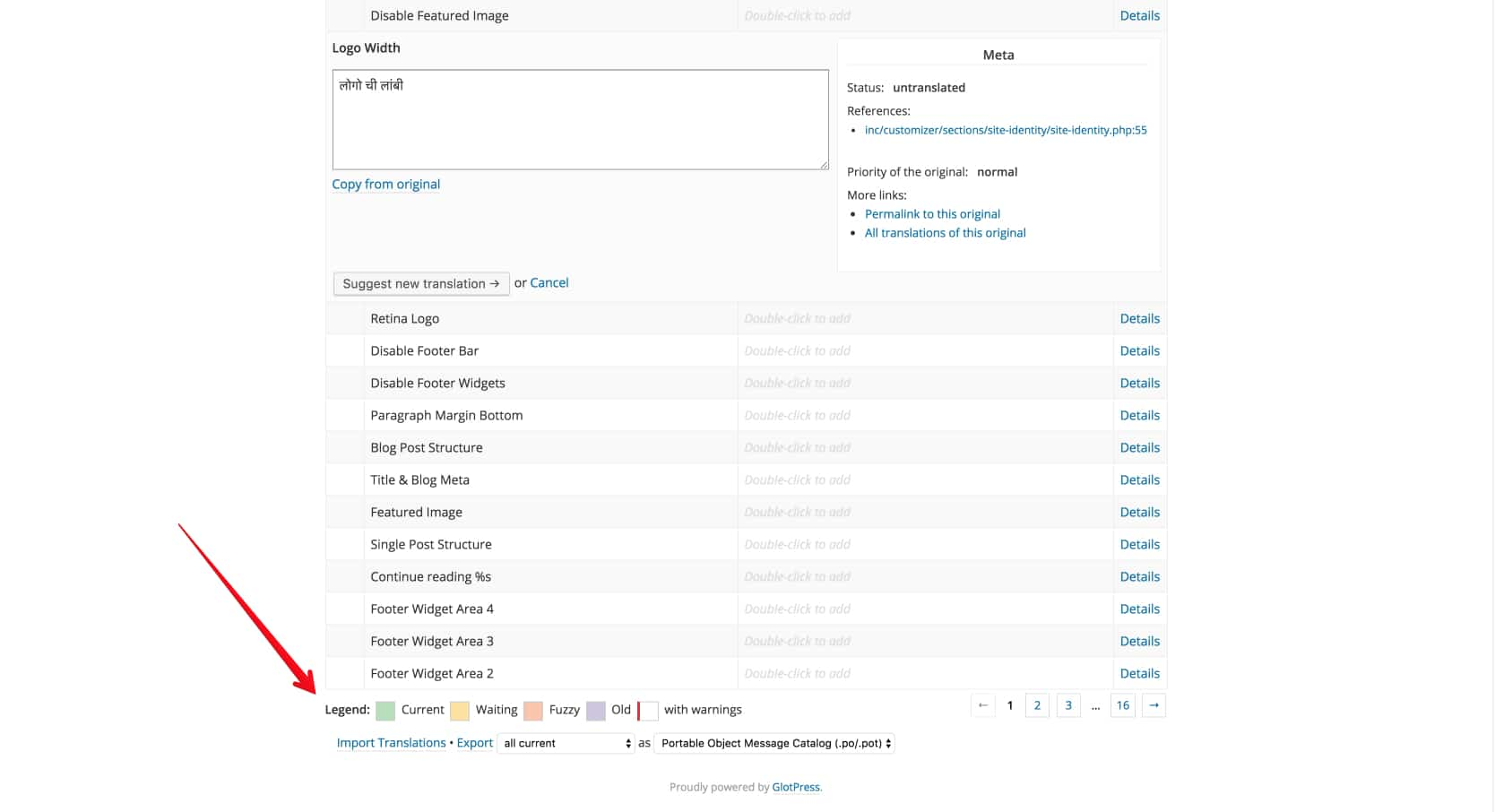 Imagen [6] - Traducción multilingüe de Astra Themes/Plugins a través de GlotPress