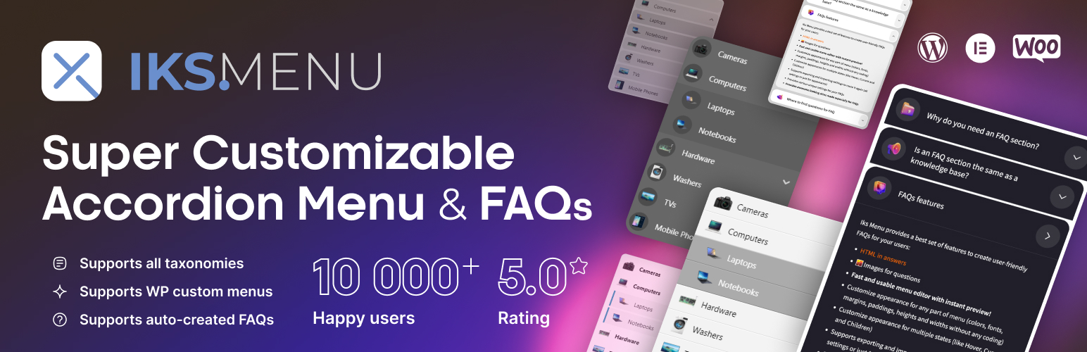 使用 IKS Menu 插件创建动态的 WordPress 手风琴菜单-光子波动网 | 专业WordPress修复服务，全球范围，快速响应