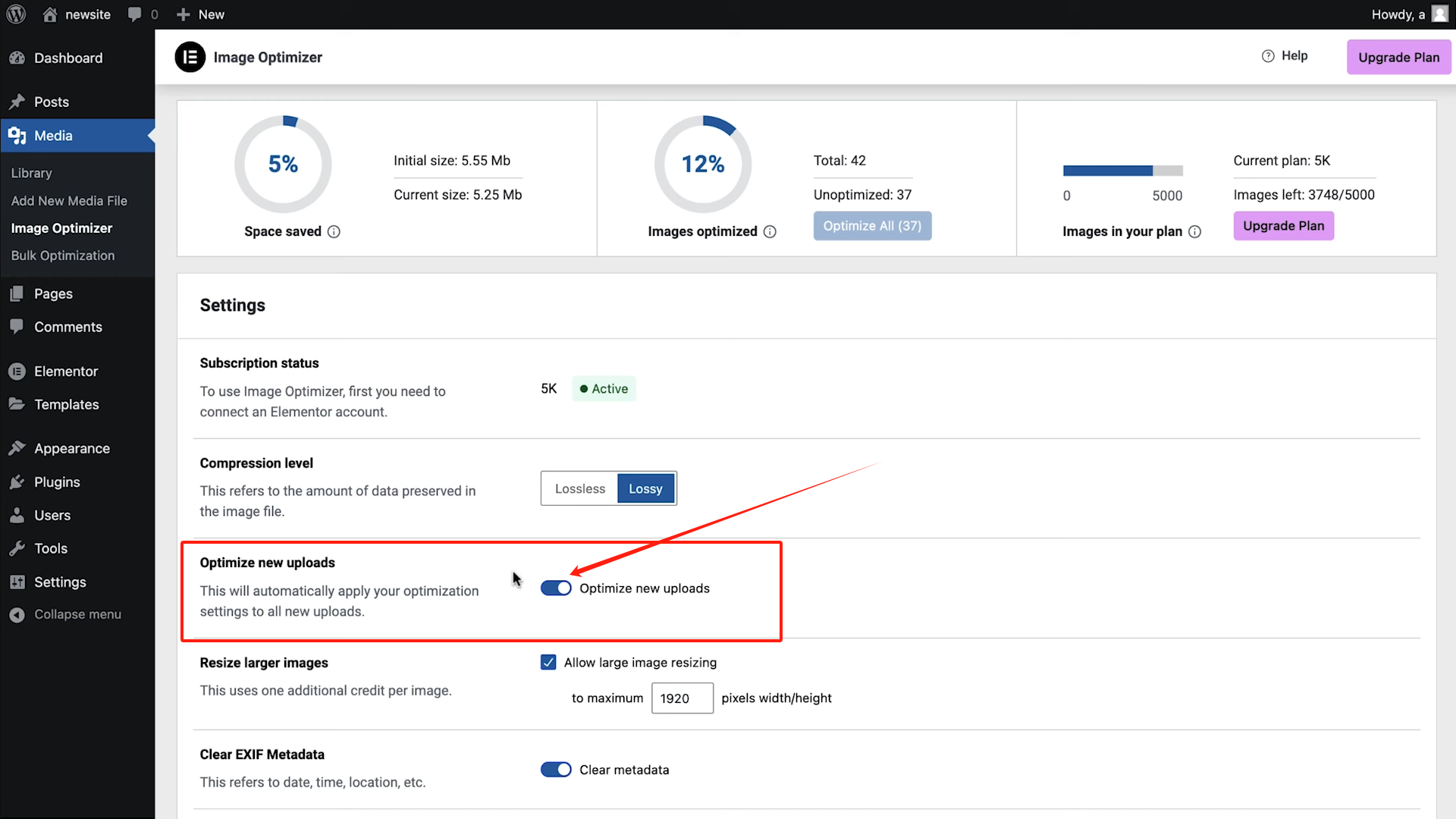 Image [7] - Perfectly Optimized Website Images: Improving Website Performance with the Image Optimizer Plugin from Elementor