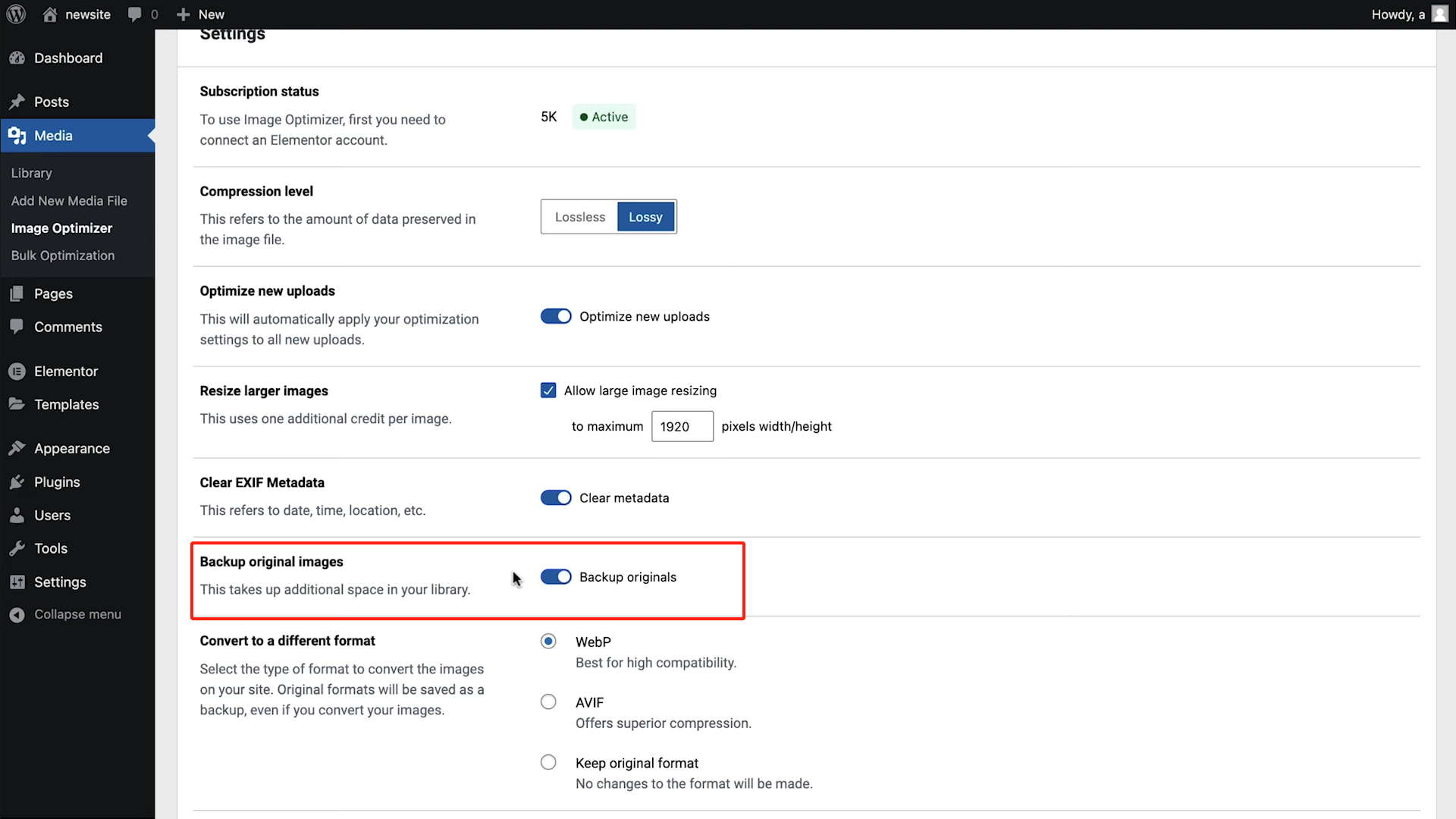 Image [10] - Perfectly Optimized Website Images: Improving Website Performance with the Image Optimizer Plugin from Elementor