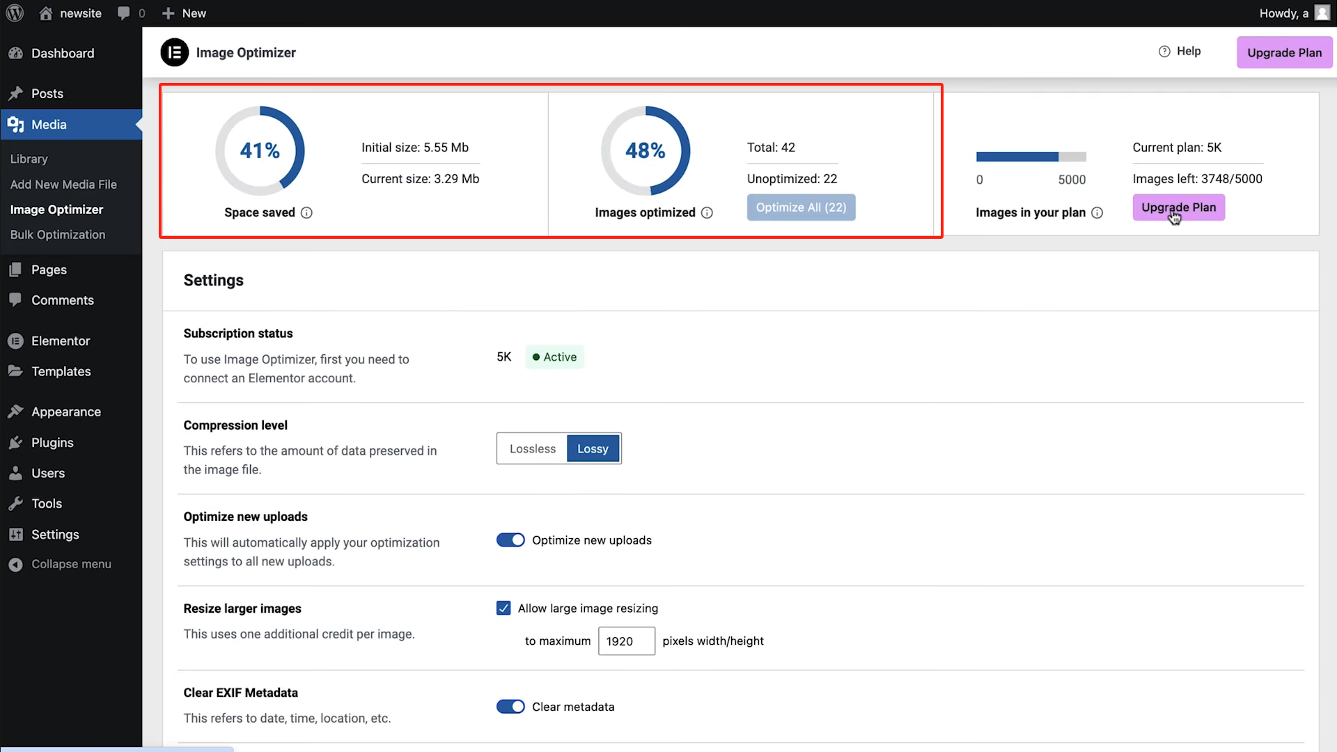 Image [14] - Perfectly Optimized Website Images: Improving Website Performance with the Image Optimizer Plugin from Elementor