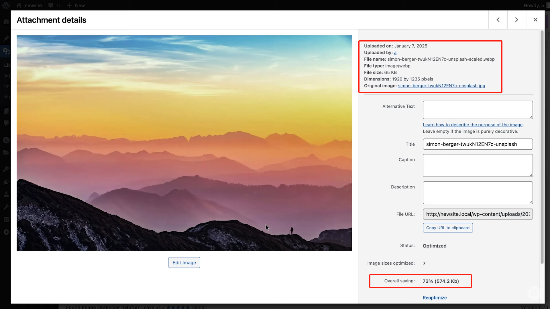 Image [15] - Perfectly Optimized Website Images: Improving Website Performance with the Image Optimizer Plugin from Elementor