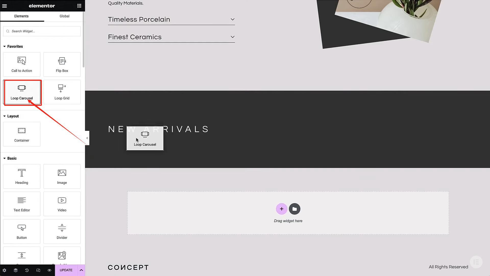 图片[10]-如何利用 Elementor 的 Loop Carousel 展示在线商店的营销活动