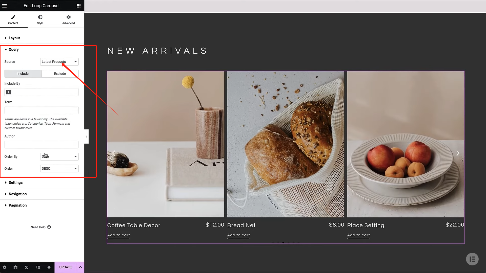 图片[12]-如何利用 Elementor 的 Loop Carousel 展示在线商店的营销活动