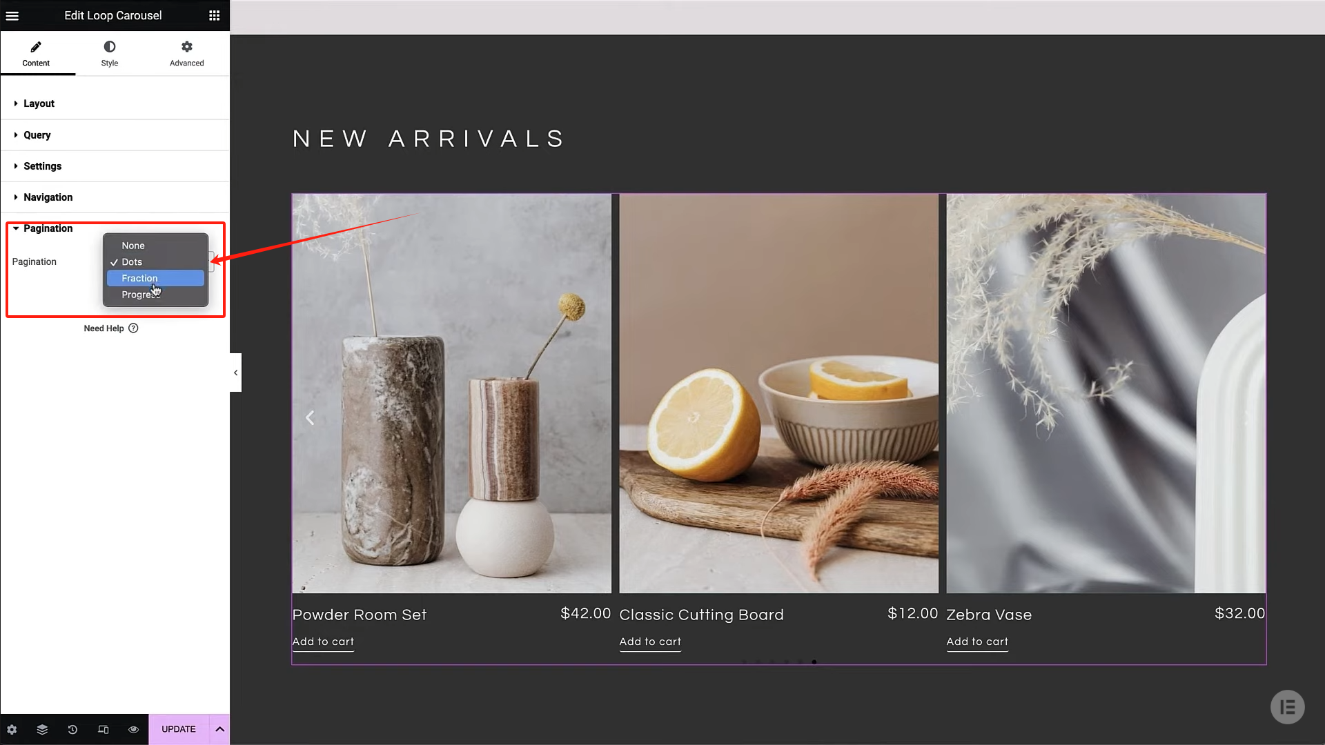 图片[14]-如何利用 Elementor 的 Loop Carousel 展示在线商店的营销活动