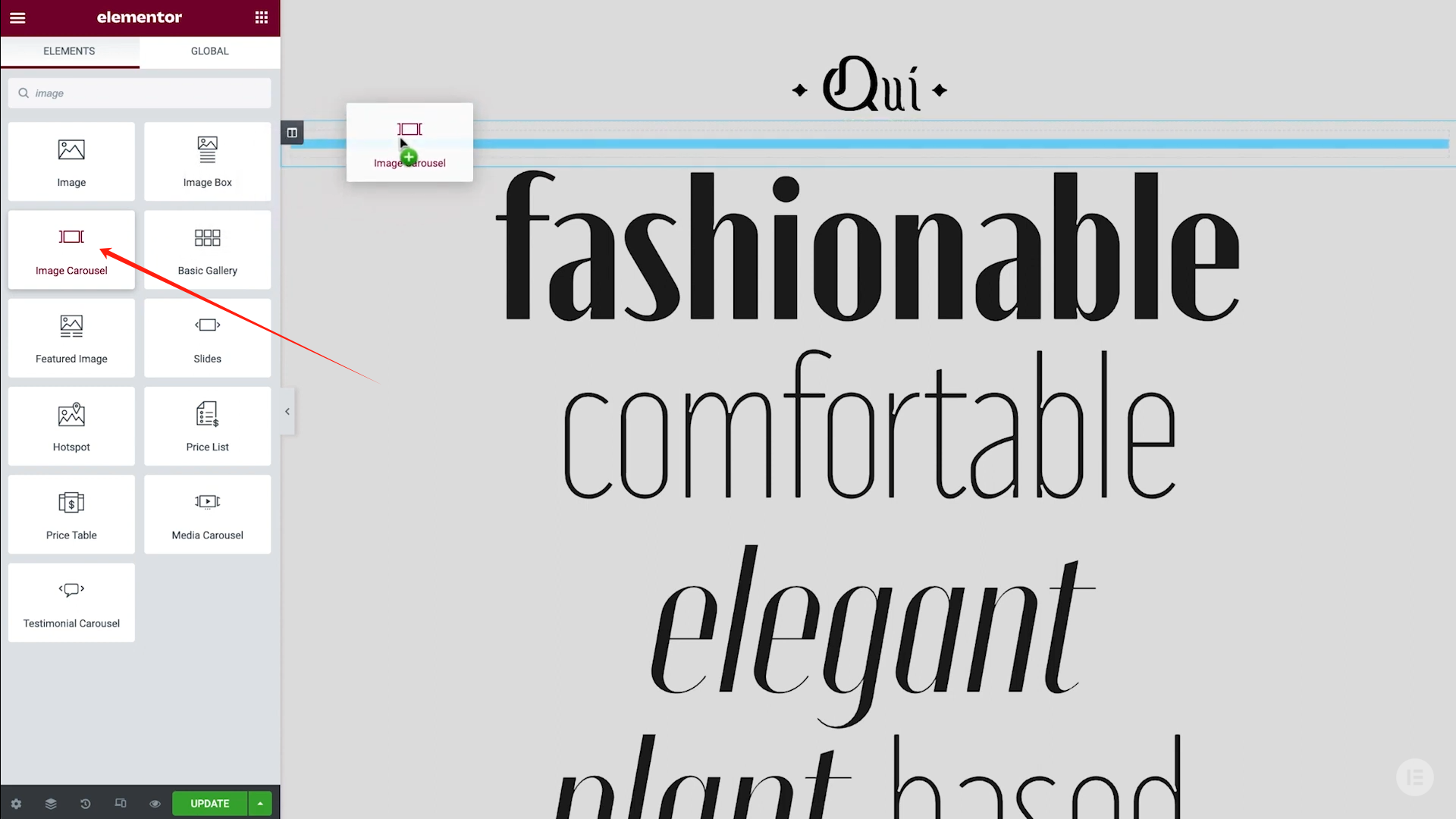 Imagen [4] - Crea impresionantes efectos de imagen intermitente con los widgets Image Carousel de Elementor