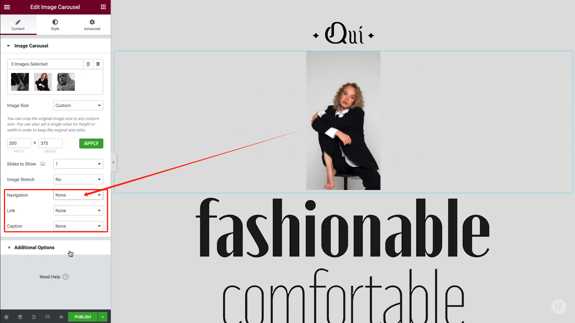 Imagen [9]-Crea impresionantes efectos de imagen parpadeante con los widgets de carrusel de imágenes de Elementor.