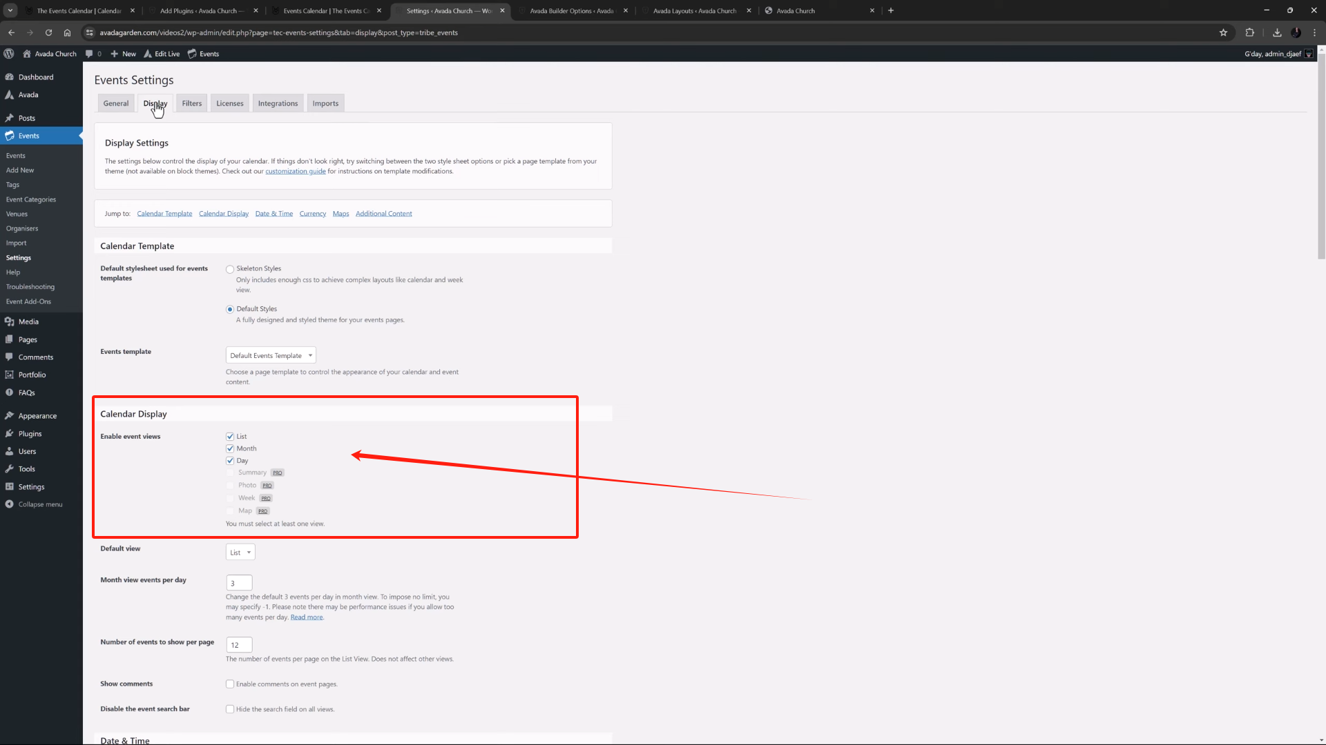 Image [6]-Avada integrates perfectly with the Events Calendar plugin to easily create event calendars
