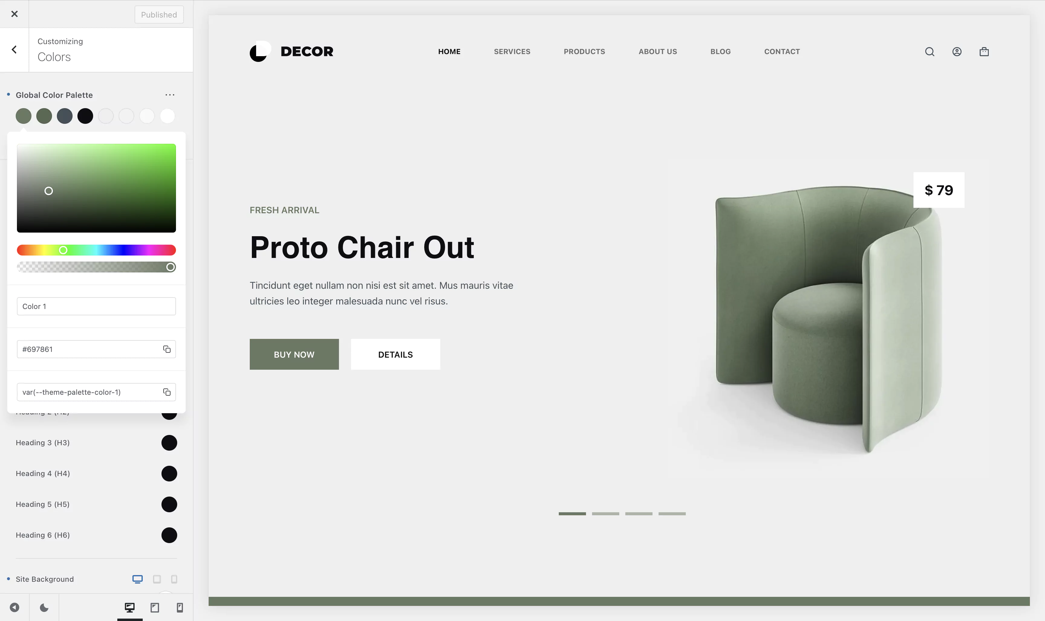 图片[4]-Blocksy 主题颜色管理：全局色彩调色板与自定义颜色设置