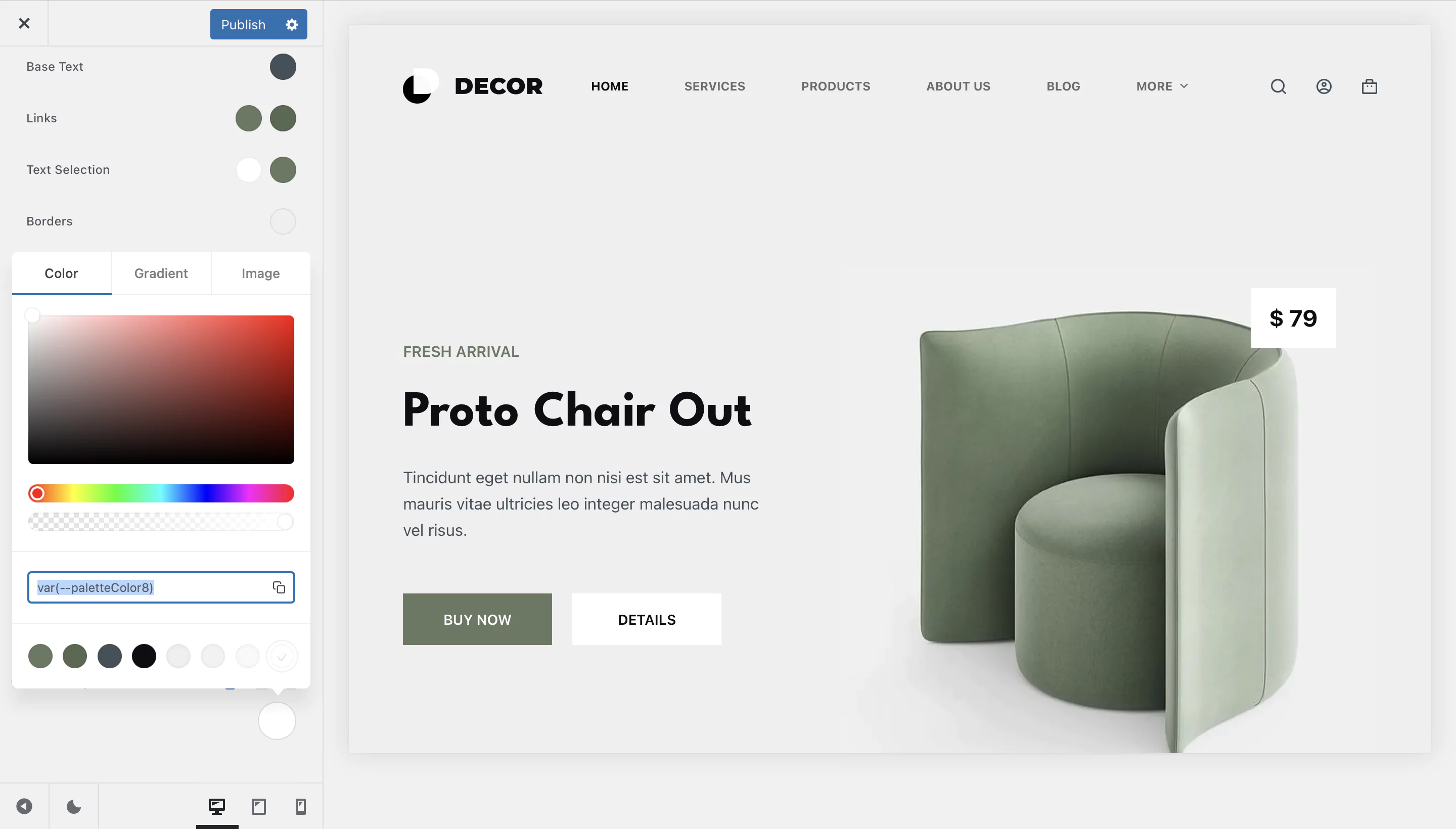 图片[8]-Blocksy 主题颜色管理：全局色彩调色板与自定义颜色设置