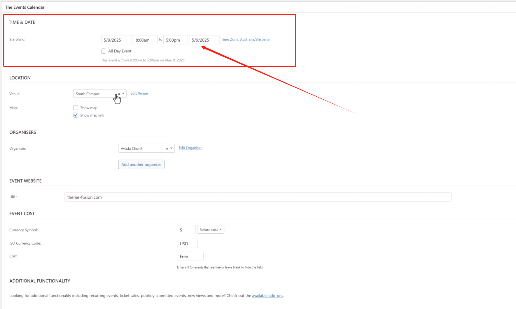 Image [11]-Avada integrates perfectly with the Events Calendar plugin to easily create event calendars