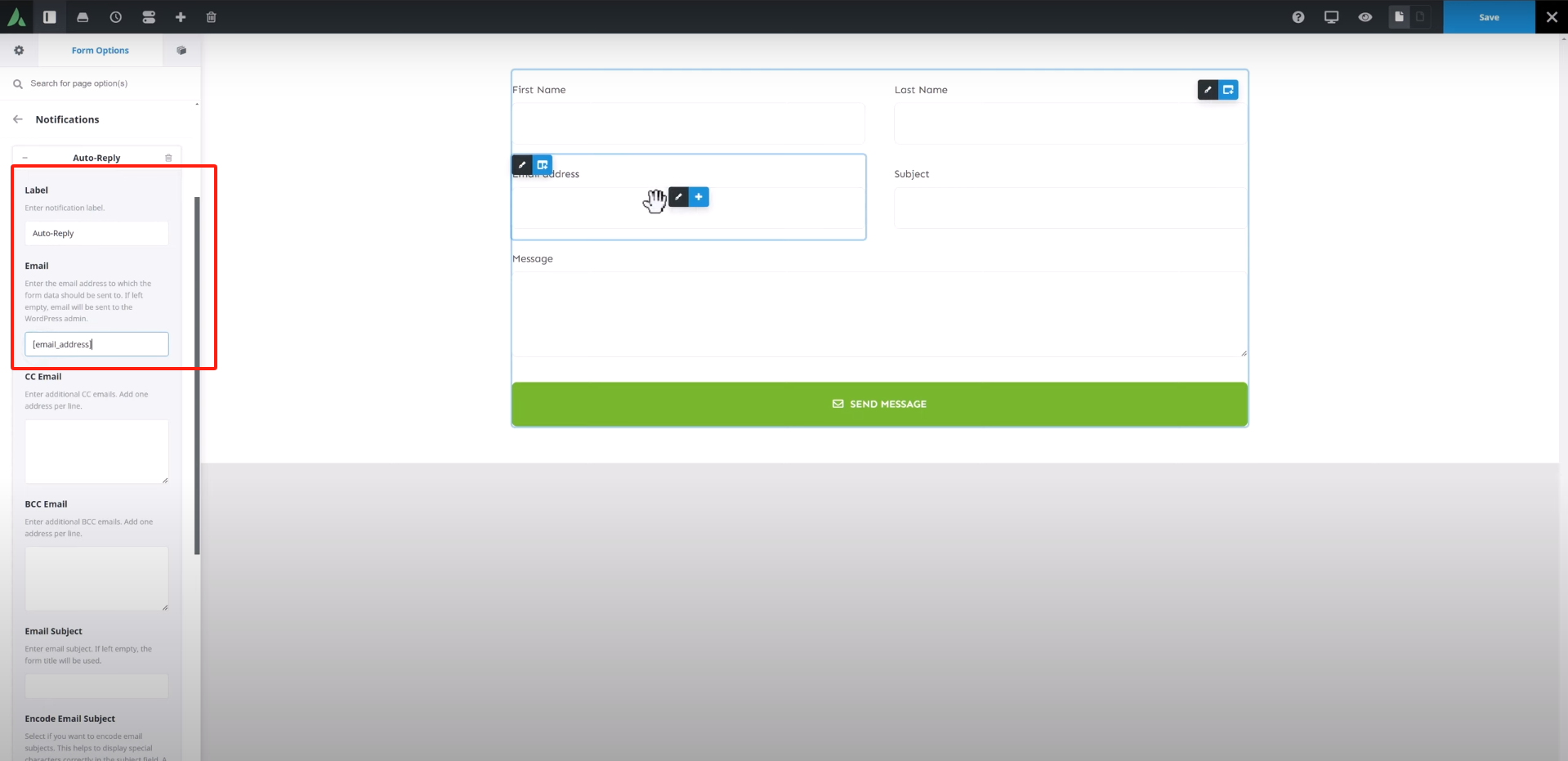 图片[6]-在 Avada 表单中设置个性化的自动回复邮件，提升互动性