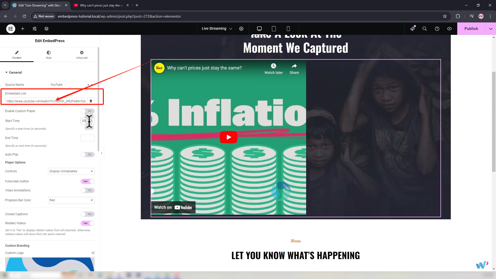 图片[4]-如何在 WordPress 网站上嵌入 YouTube 视频：EmbedPress 插件指南