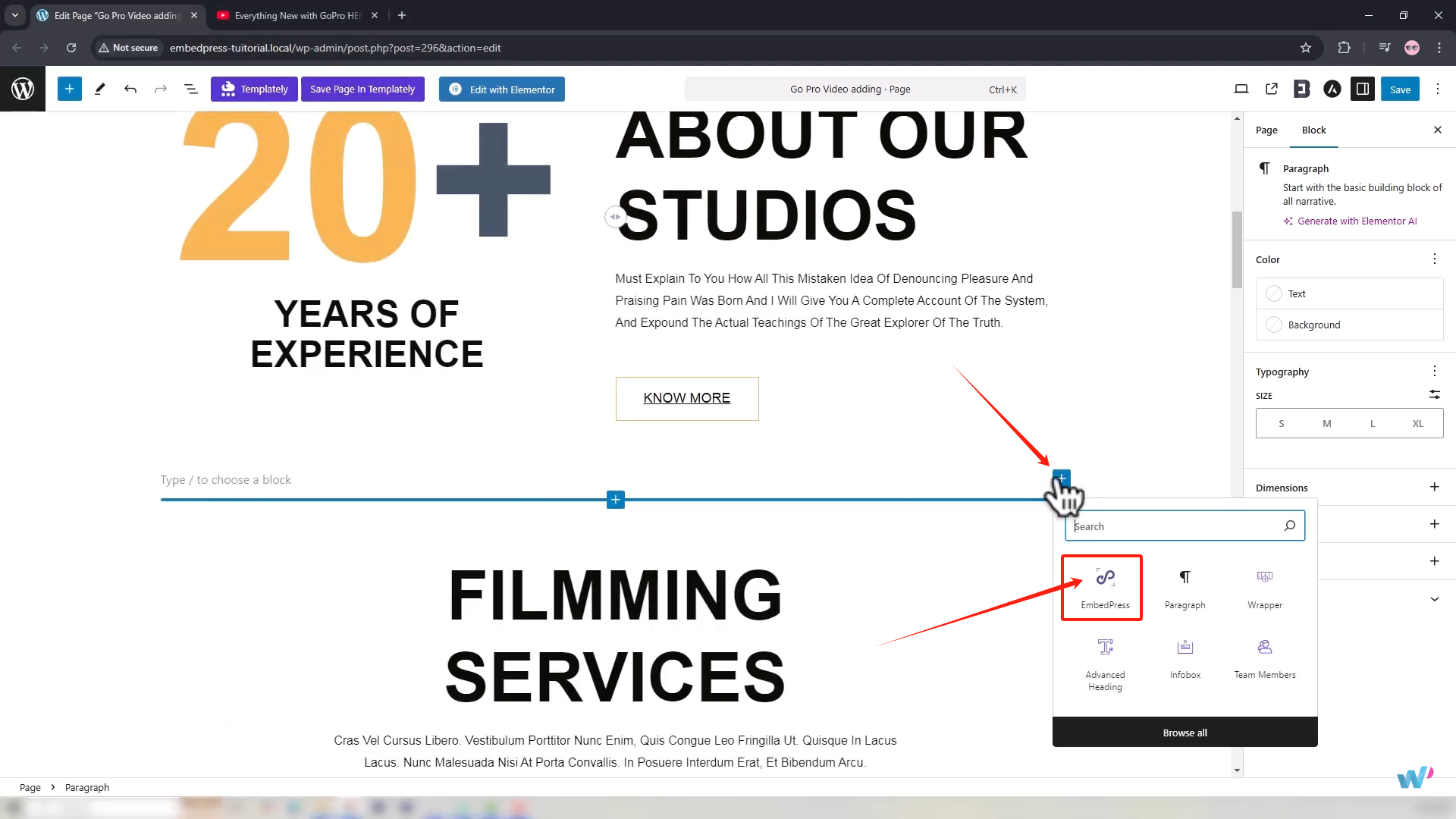 图片[7]-如何在 WordPress 网站上嵌入 YouTube 视频：EmbedPress 插件指南