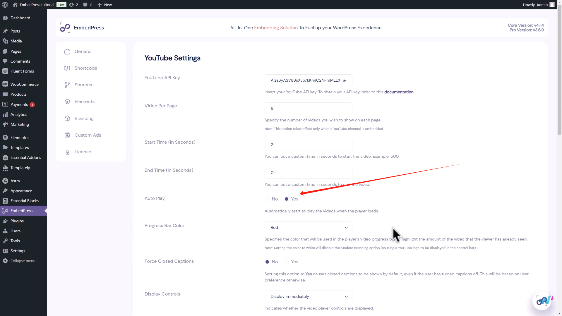 图片[16]-如何在 WordPress 网站上嵌入 YouTube 视频：EmbedPress 插件指南
