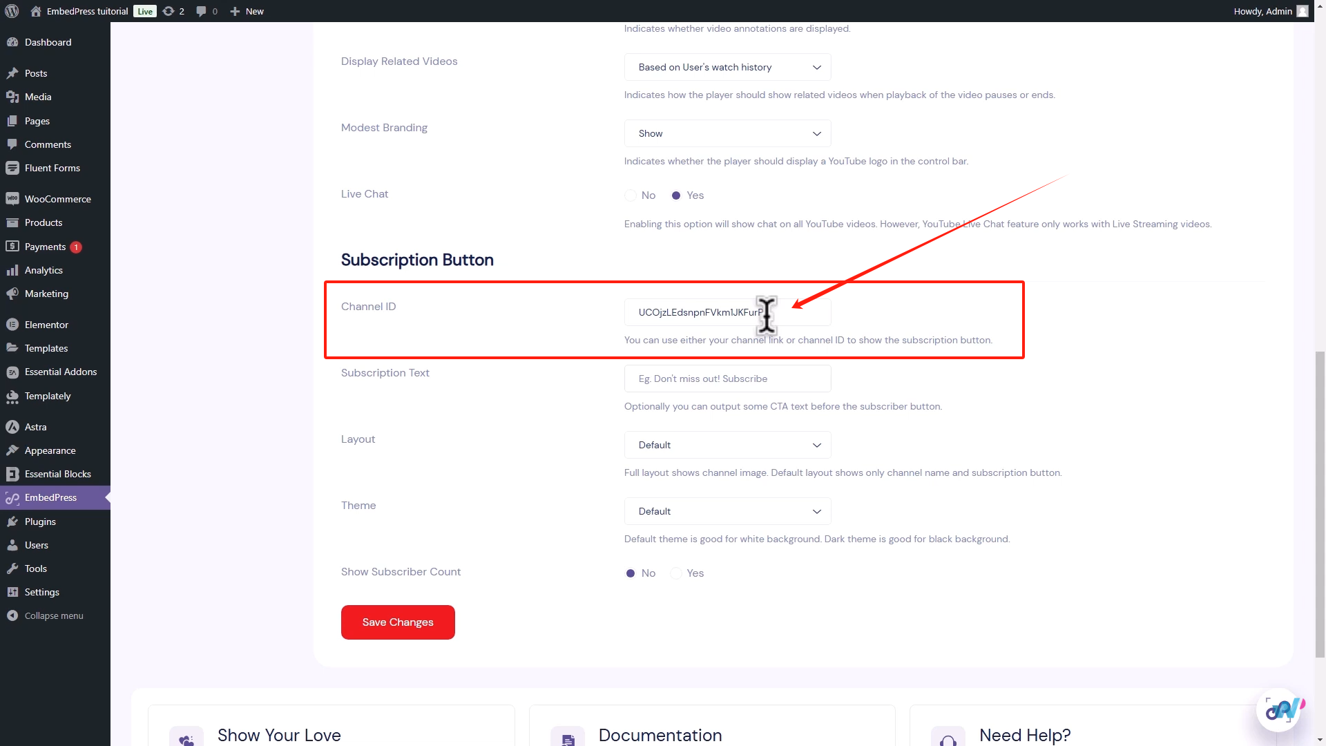 图片[17]-如何在 WordPress 网站上嵌入 YouTube 视频：EmbedPress 插件指南