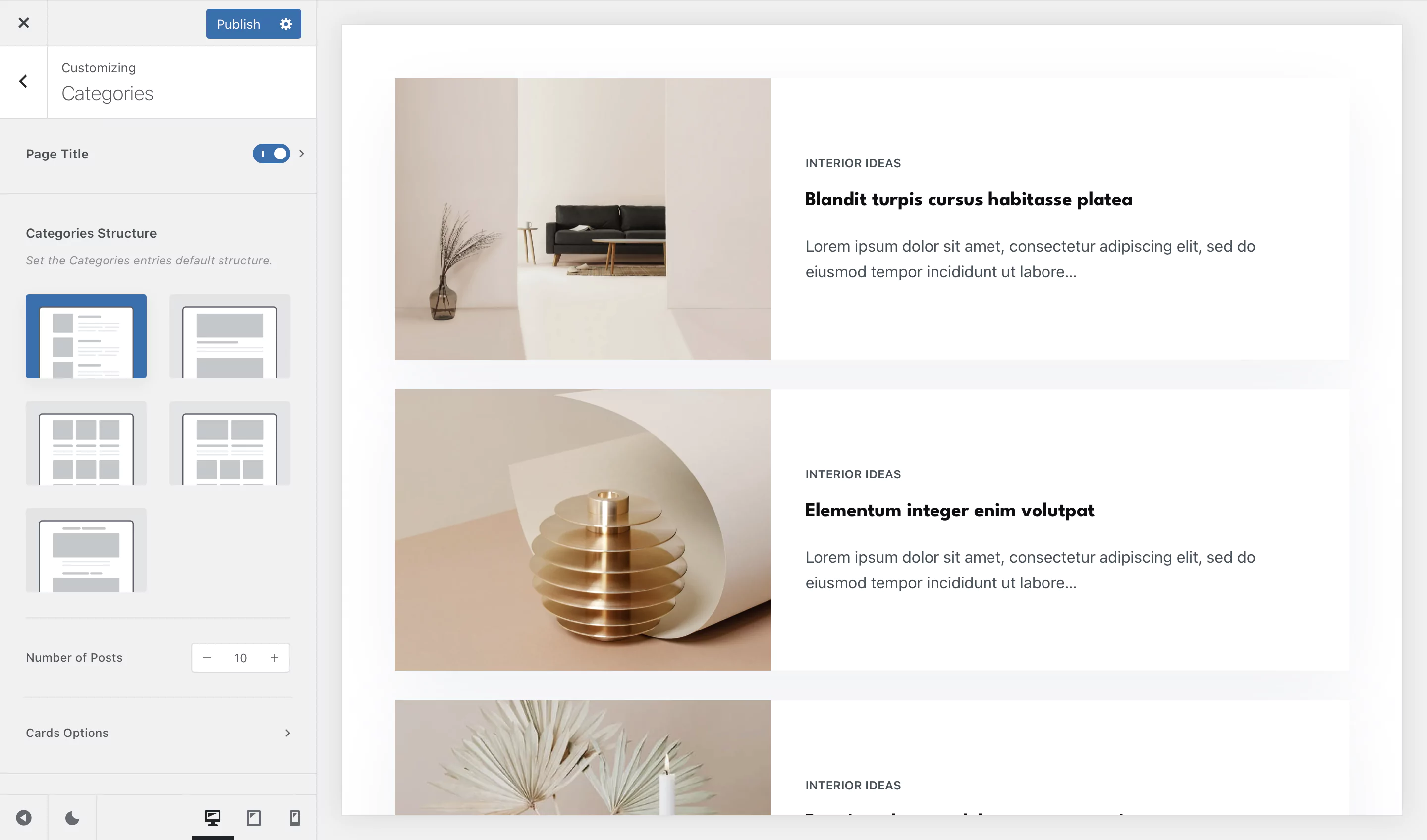 Imagen [6] - Optimización del diseño de la página de archivo de categorías de WordPress con el tema Blocksy