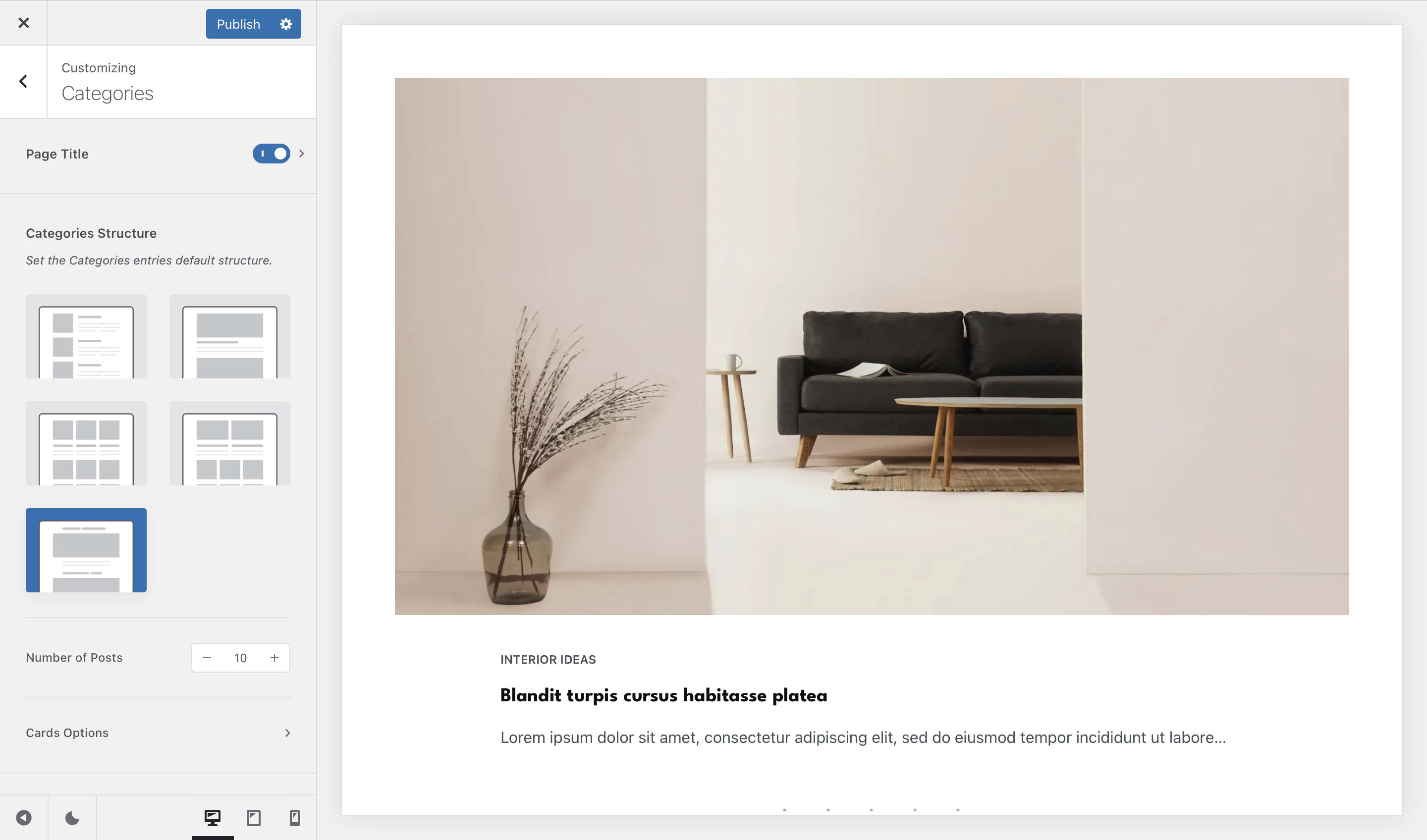 Imagen [8] - Optimizar WordPress Categoría Archivo Página Diseño con Blocksy Tema