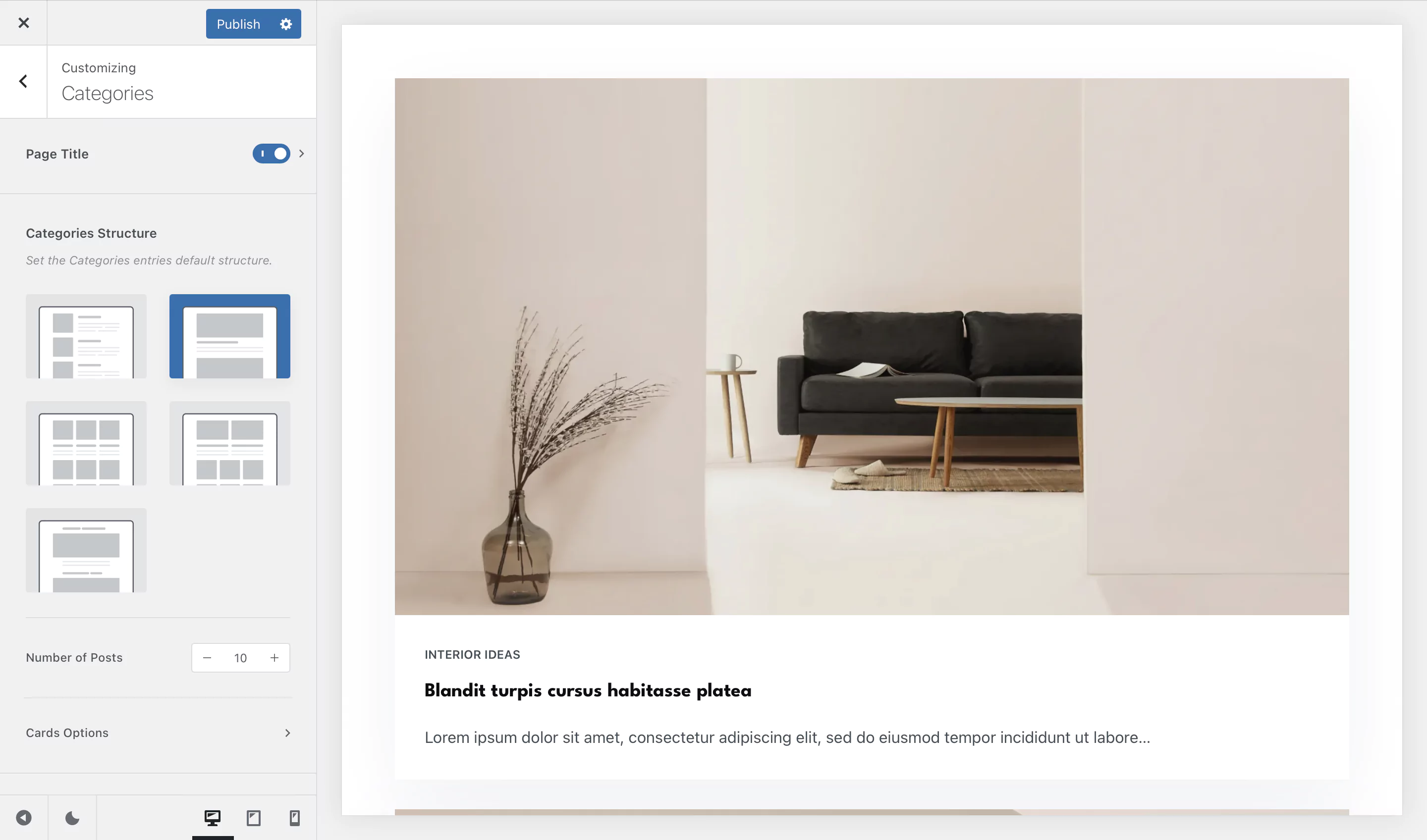 Imagen [9] - Optimizar WordPress Categoría Archivo Página Diseño con Blocksy Tema