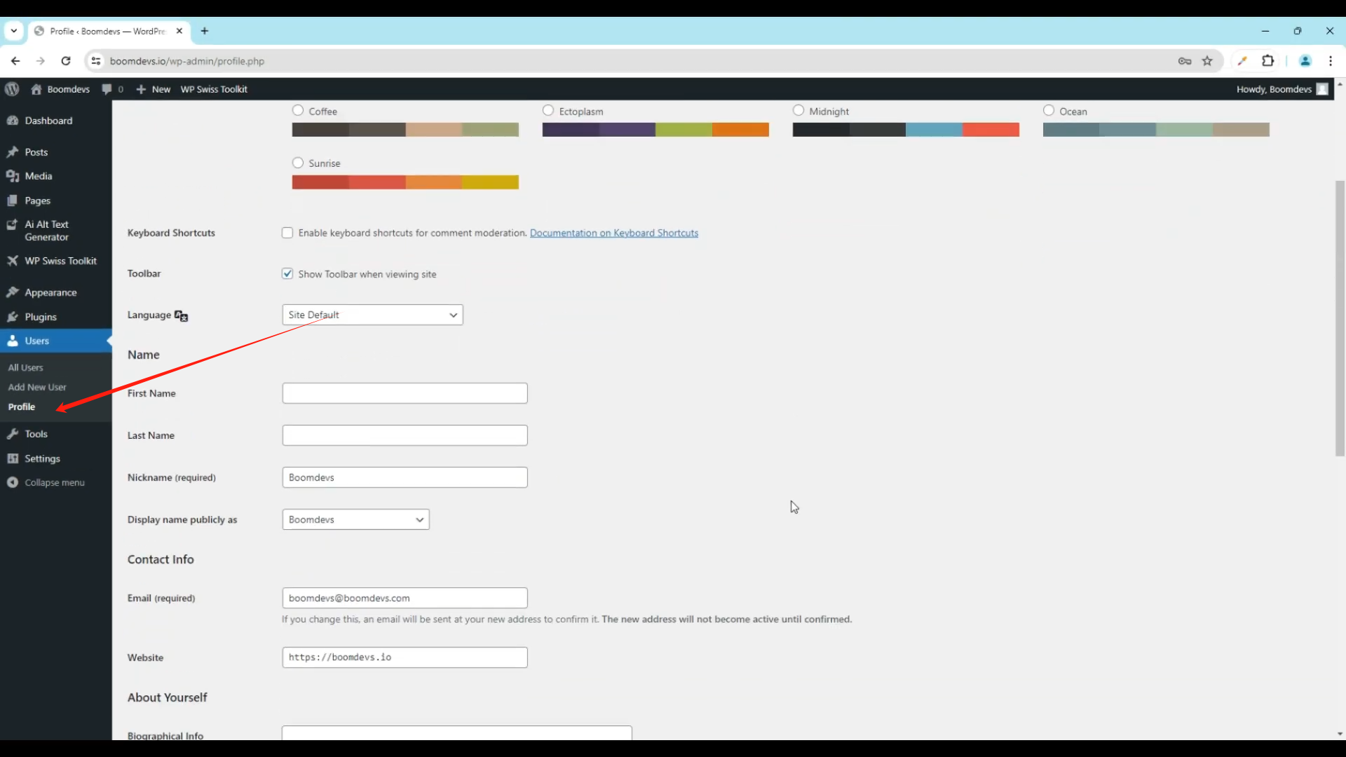 Image [10] - How to change password and username in WordPress (full tutorial)