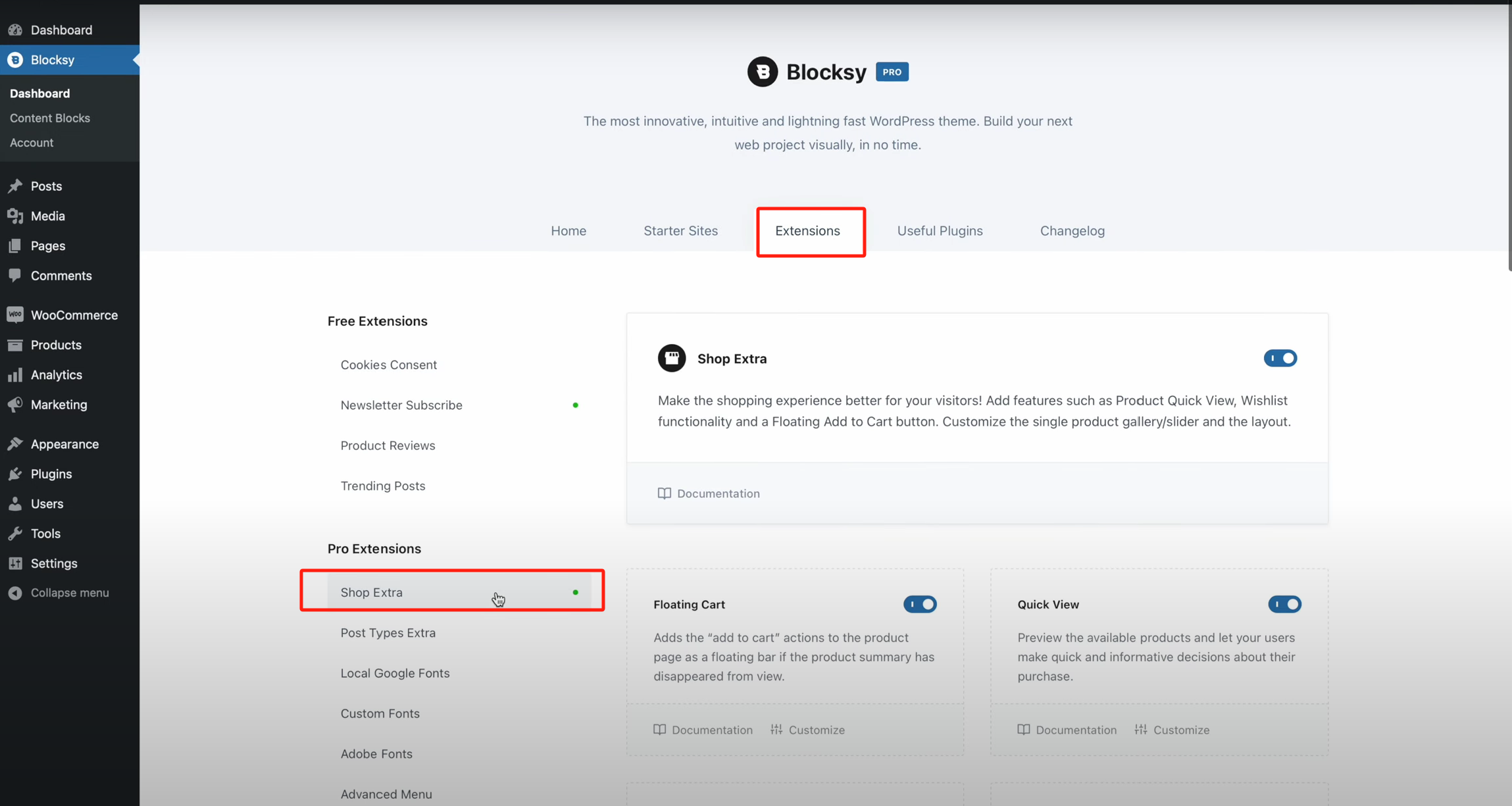 Imagen [2] - Cómo optimizar la visualización de la tienda WooCommerce usando la función de muestras de variantes de blocksy 2