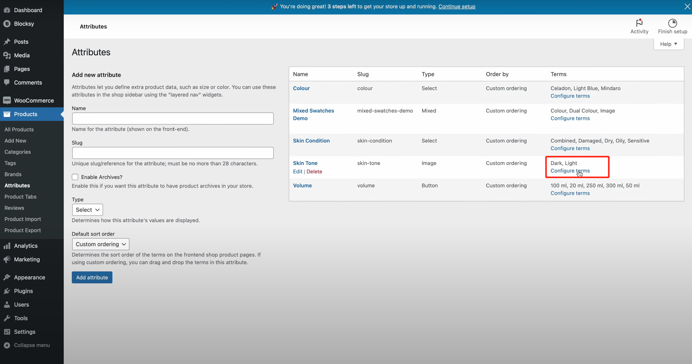 Imagen [6] - Cómo optimizar la visualización de la tienda WooCommerce utilizando la función de muestras de variantes de blocksy 2