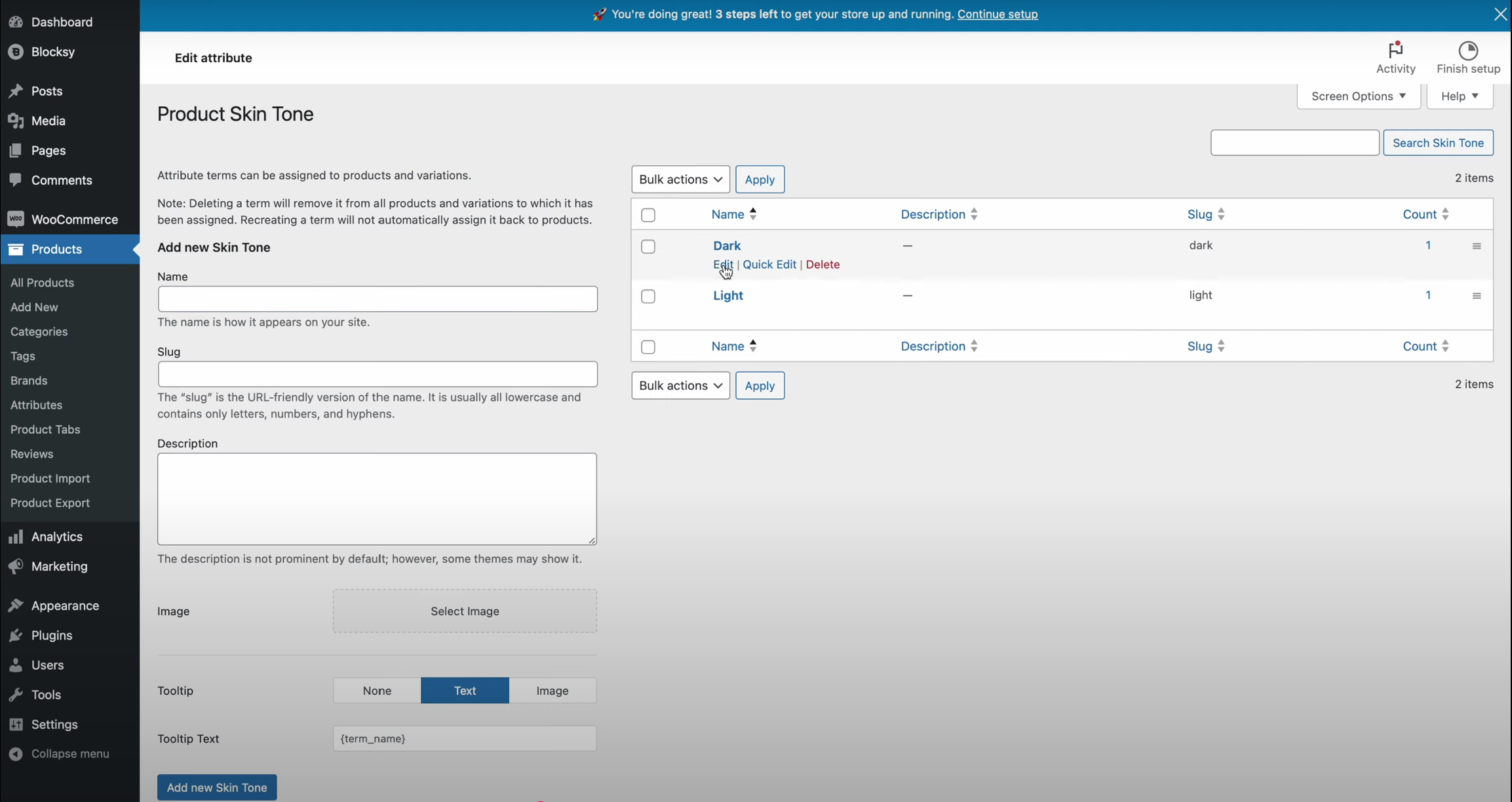 Imagen [7] - Cómo optimizar la presentación de su tienda WooCommerce utilizando la función de paleta de colores de variantes de blocksy 2
