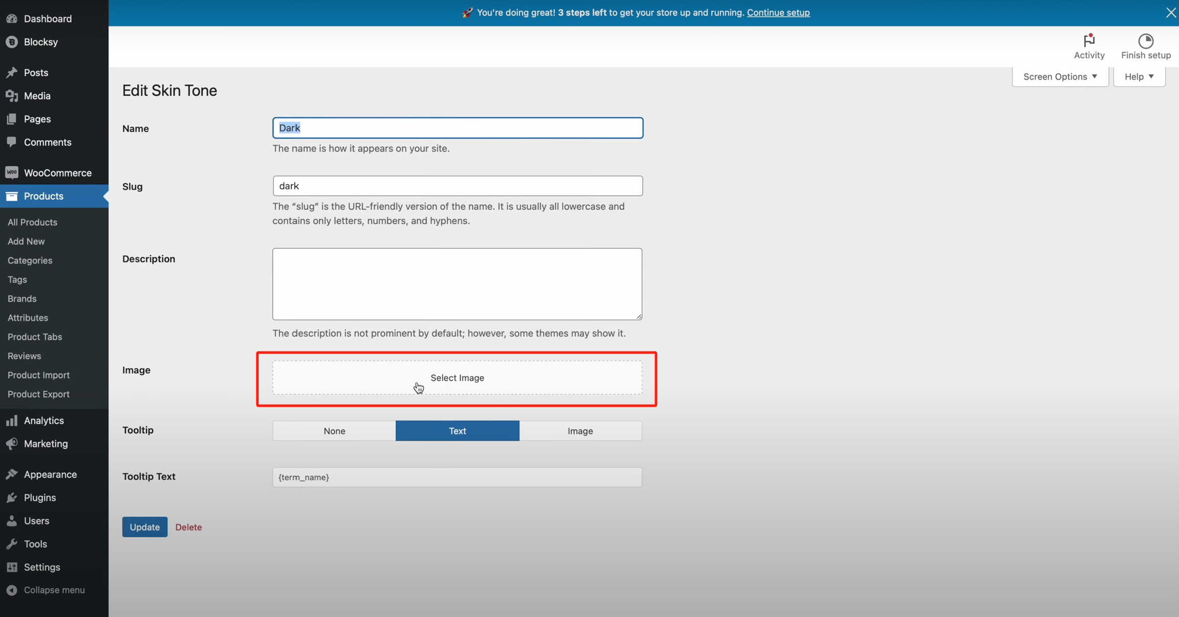 Imagen [8] - Cómo optimizar la visualización de la tienda WooCommerce usando la función de muestras de variantes de blocksy 2