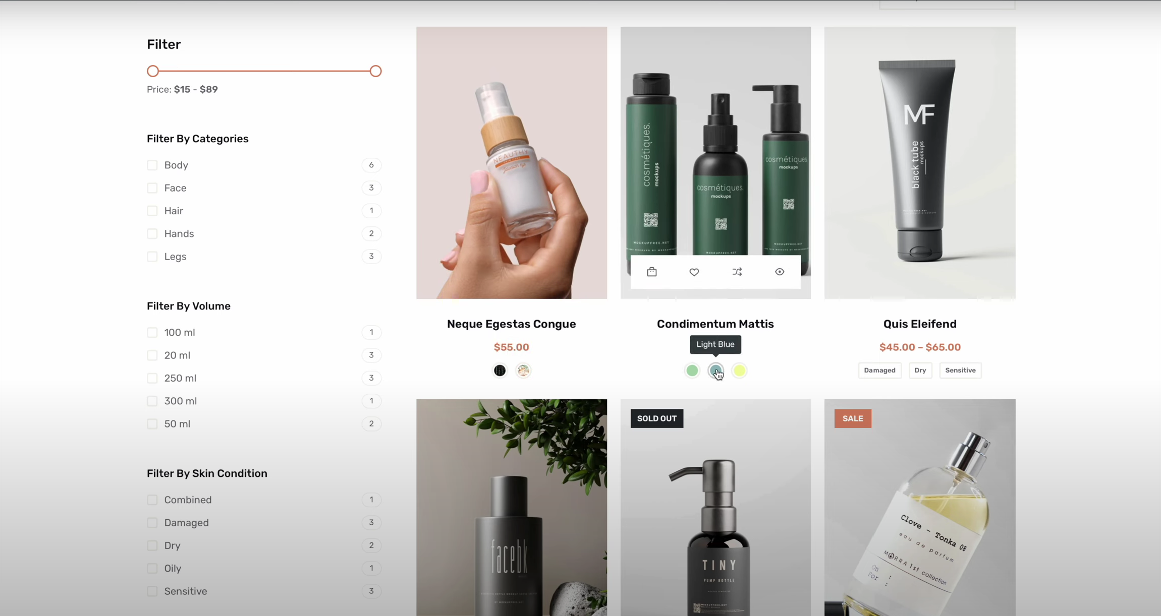 Imagen [10] - Cómo optimizar la presentación de su tienda WooCommerce utilizando la función de muestras de variantes de blocksy 2