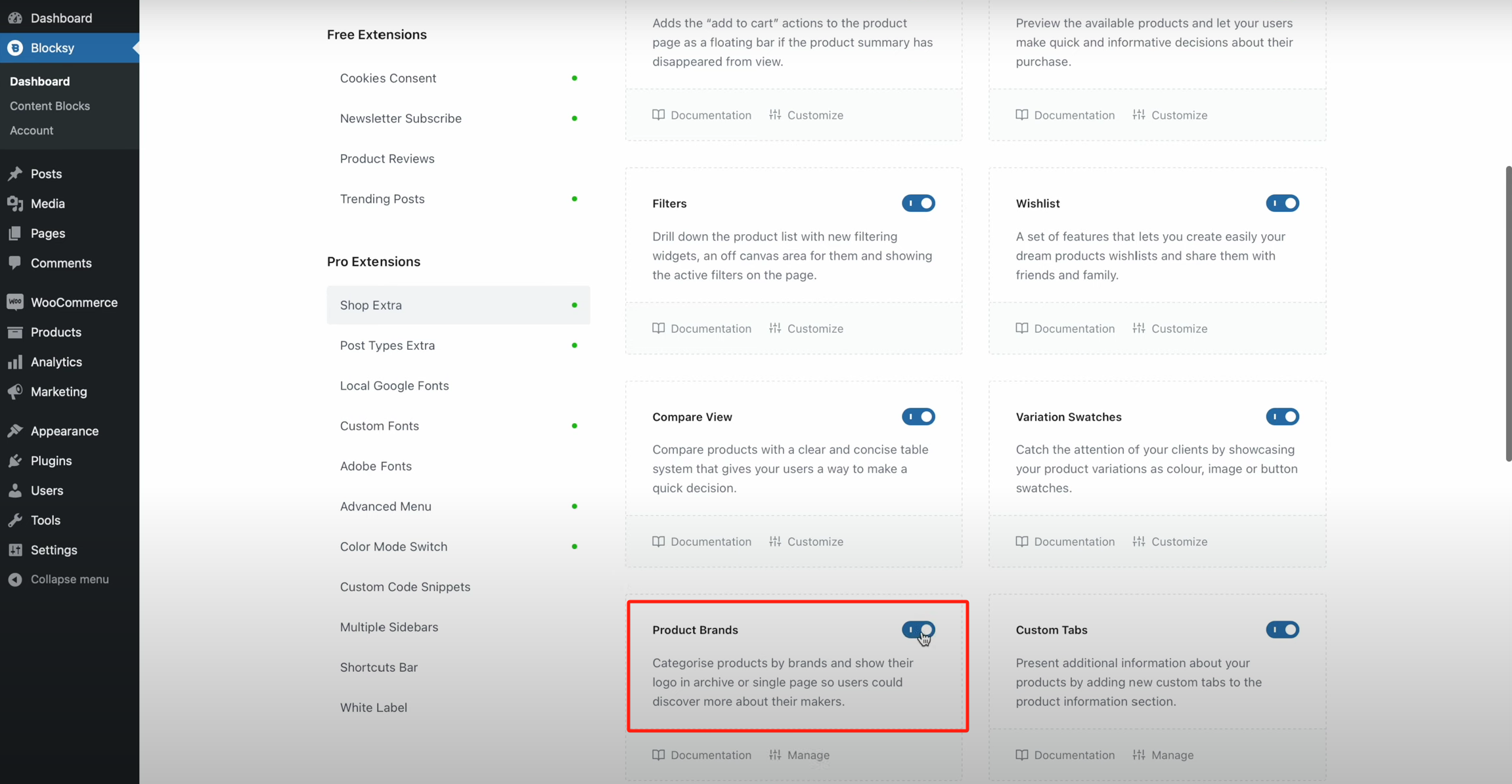 图片[3]-如何在 Blocksy 2 中使用产品品牌功能进行电商自定义