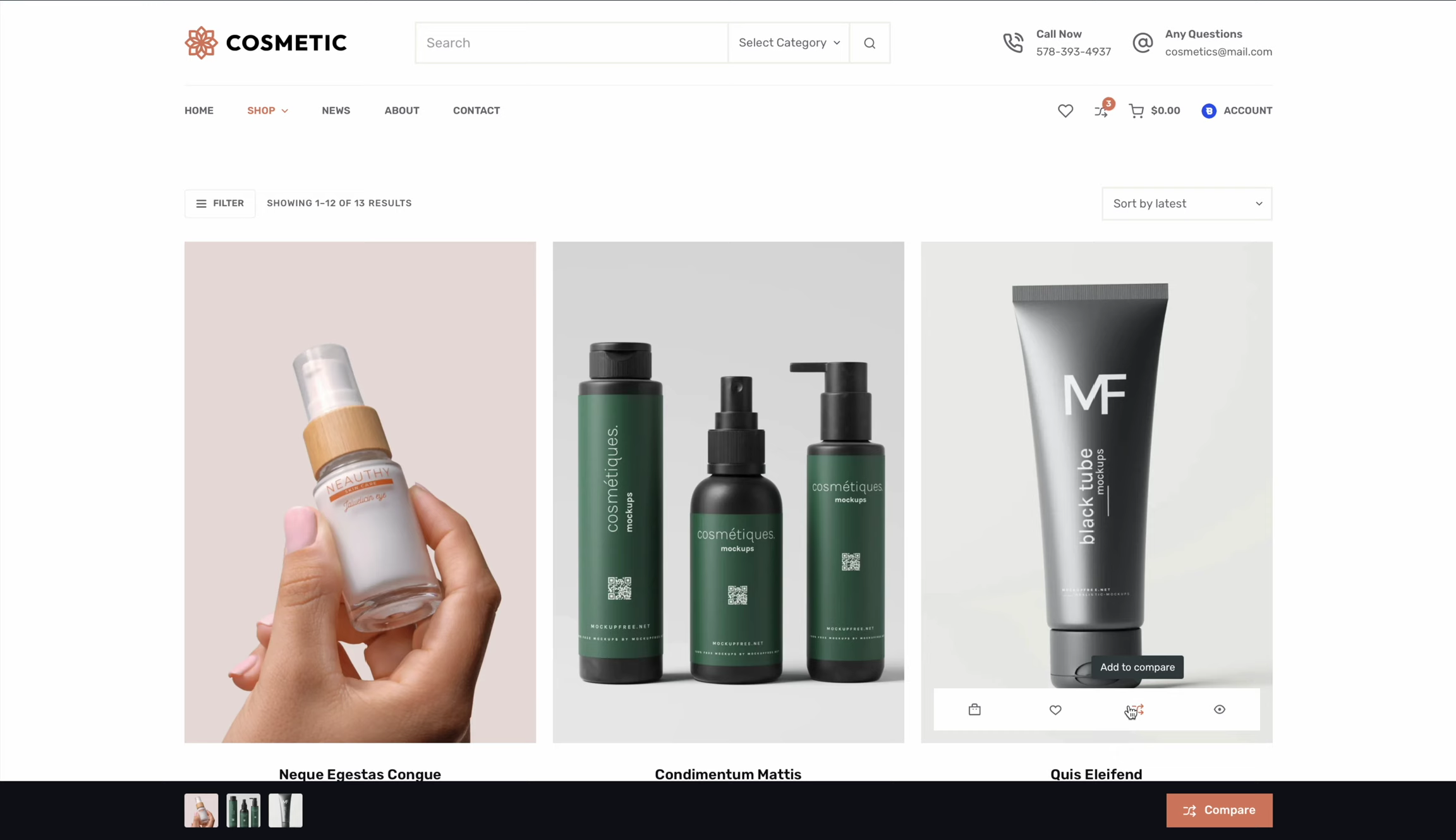 Imagen [10] - Cómo mejorar la eficiencia de un sitio web de comercio electrónico con la función de comparación de productos en Blocksy 2