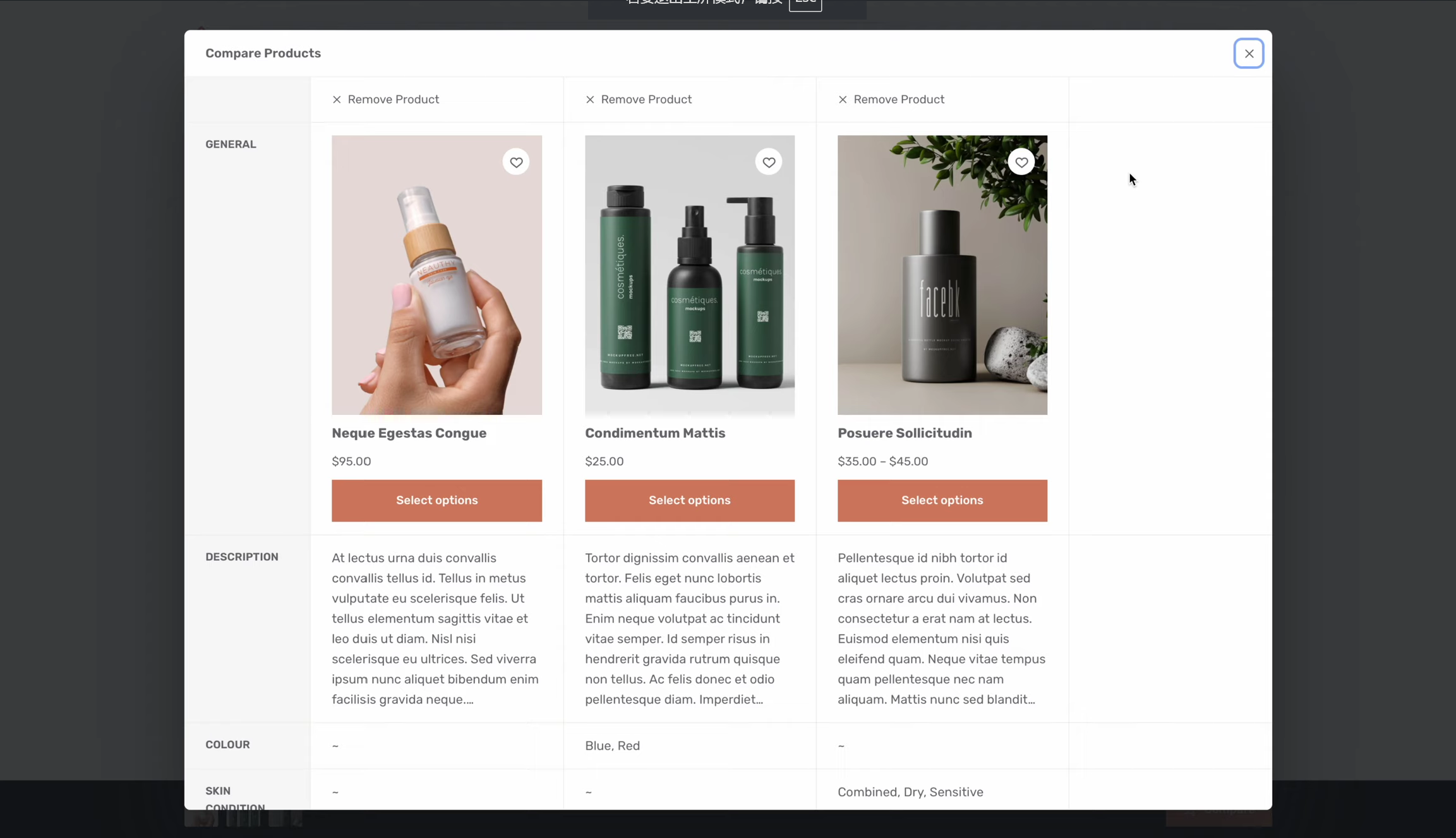 Imagen [12] - Cómo mejorar la eficiencia de un sitio web de comercio electrónico con la función de comparación de productos en Blocksy 2