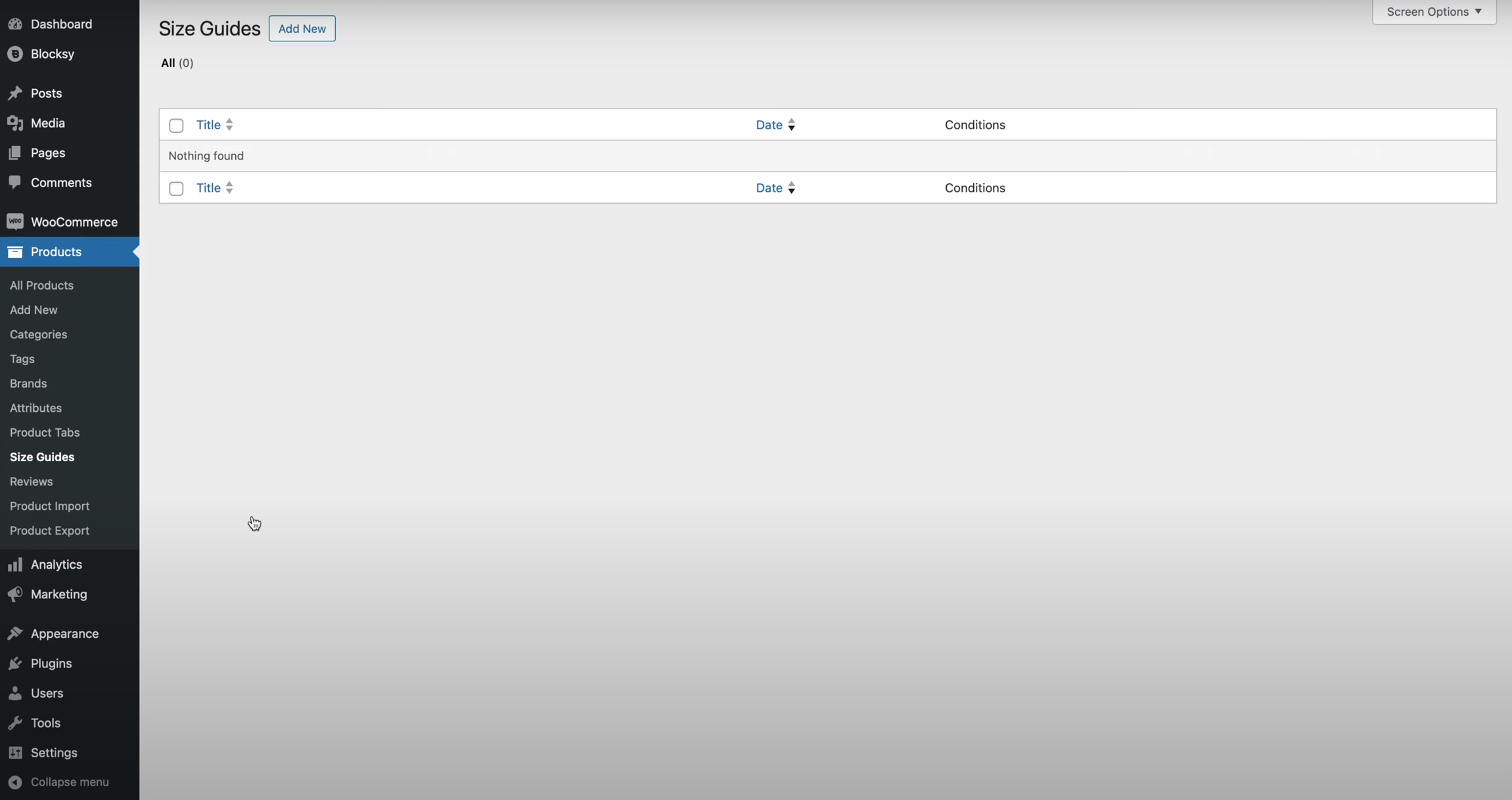 图片[8]-如何在 Blocksy 2 中启用和配置产品尺寸指南功能