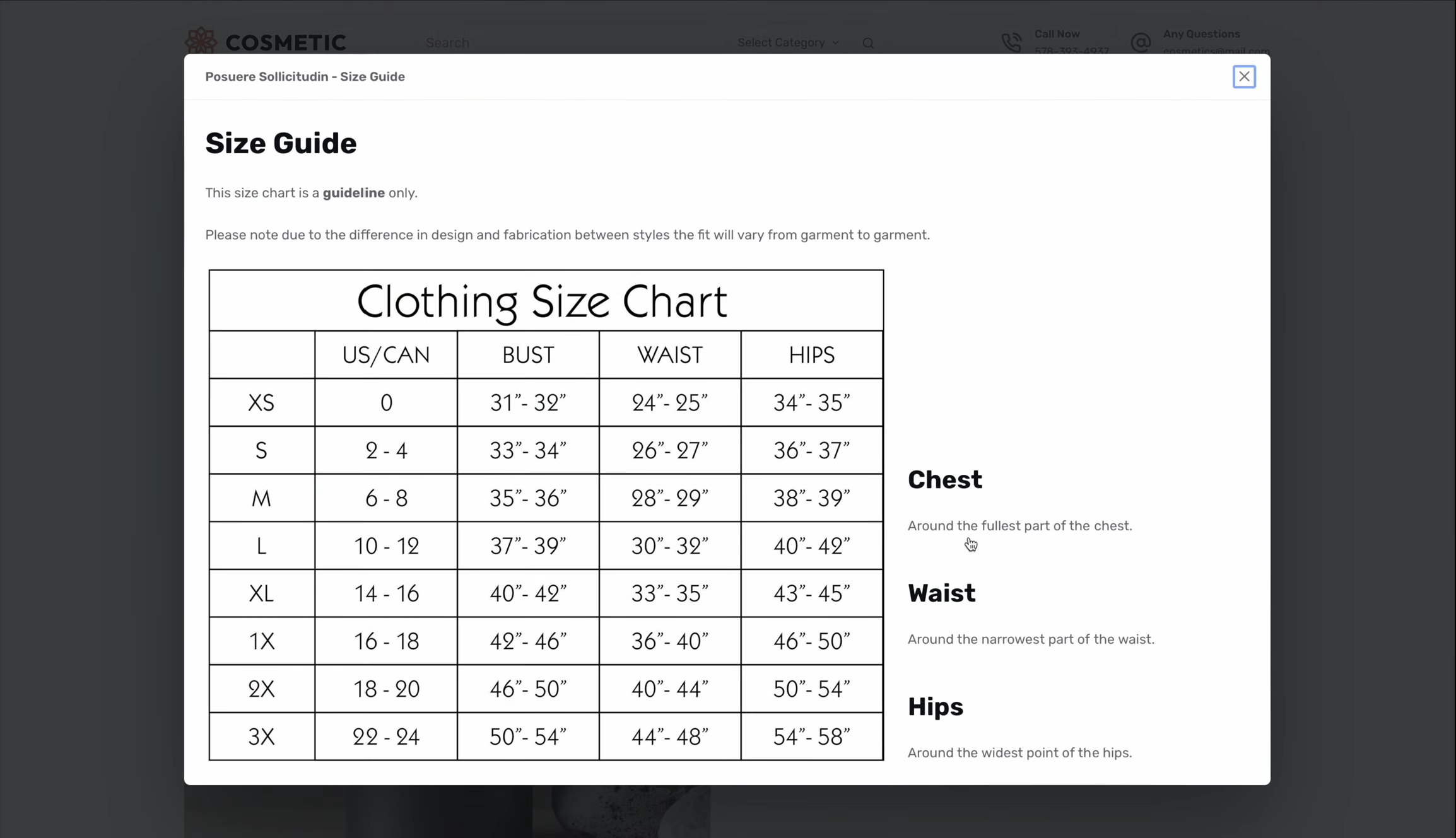 图片[12]-如何在 Blocksy 2 中启用和配置产品尺寸指南功能