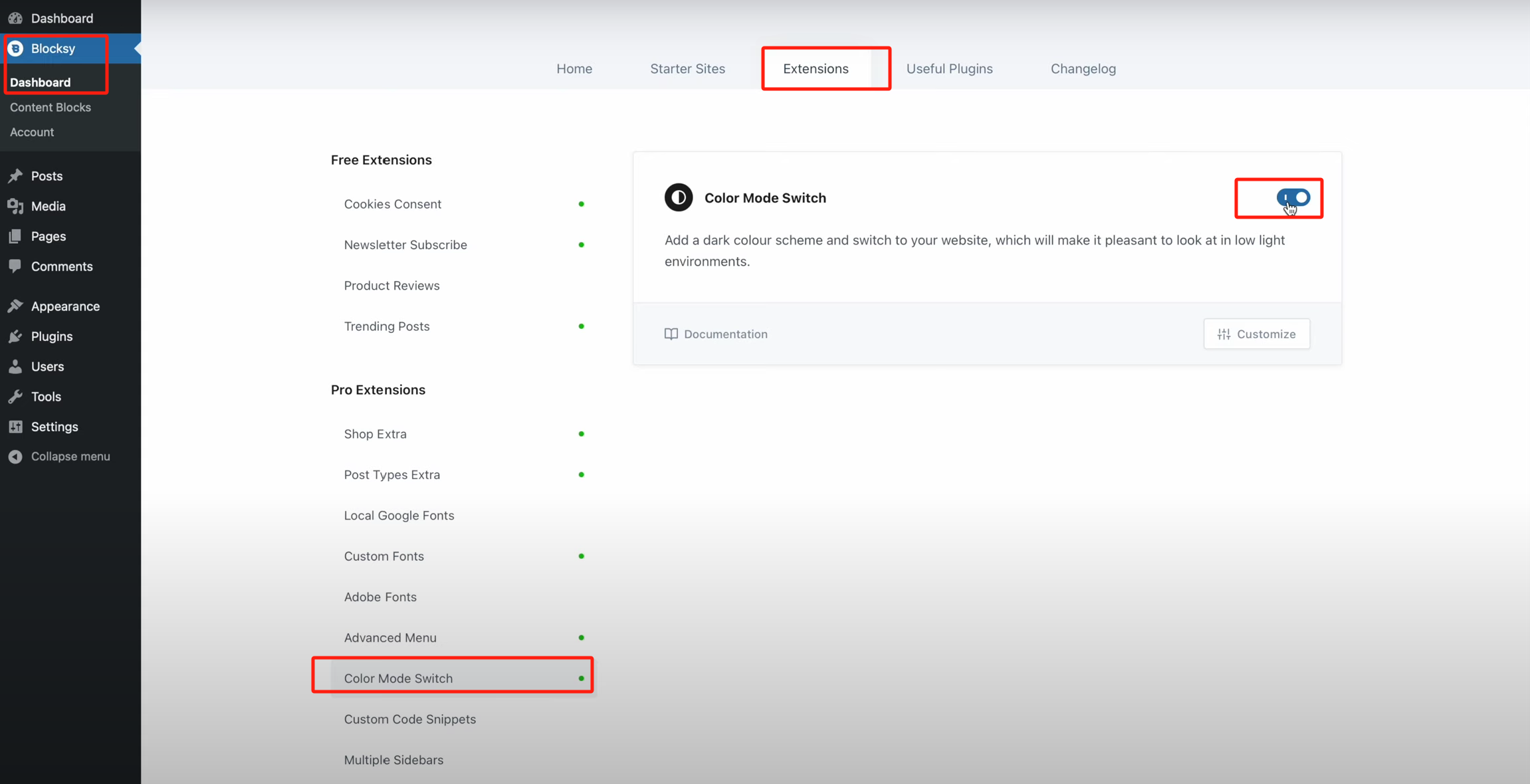 图片[3]-如何在 Blocksy 2 中启用和配置颜色模式切换器
