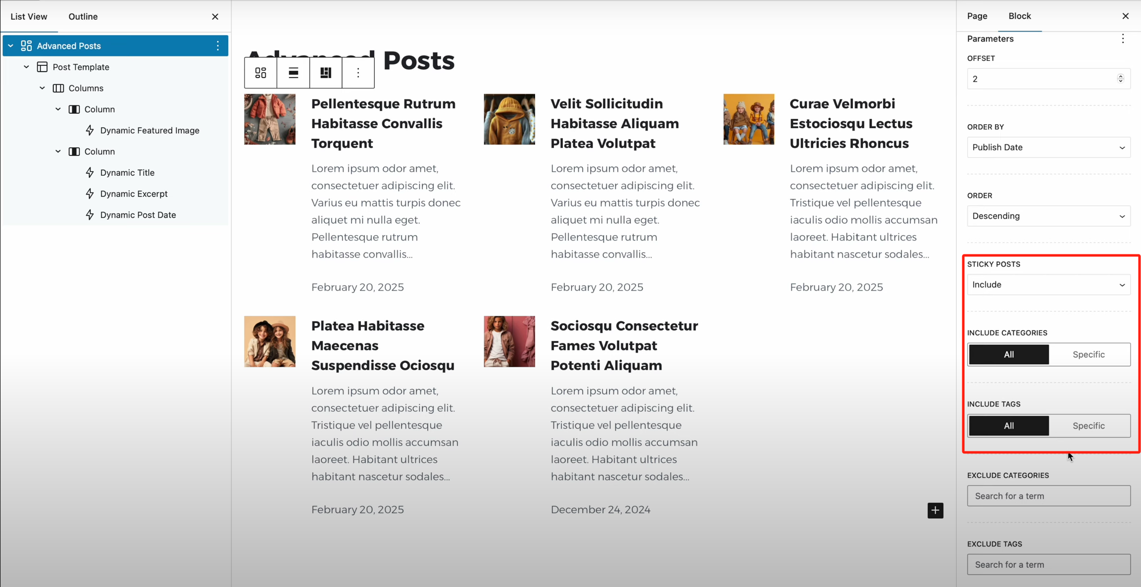 图片[9]-如何使用 Blocksy 2 的 Advanced Post Block 打造灵活文章布局