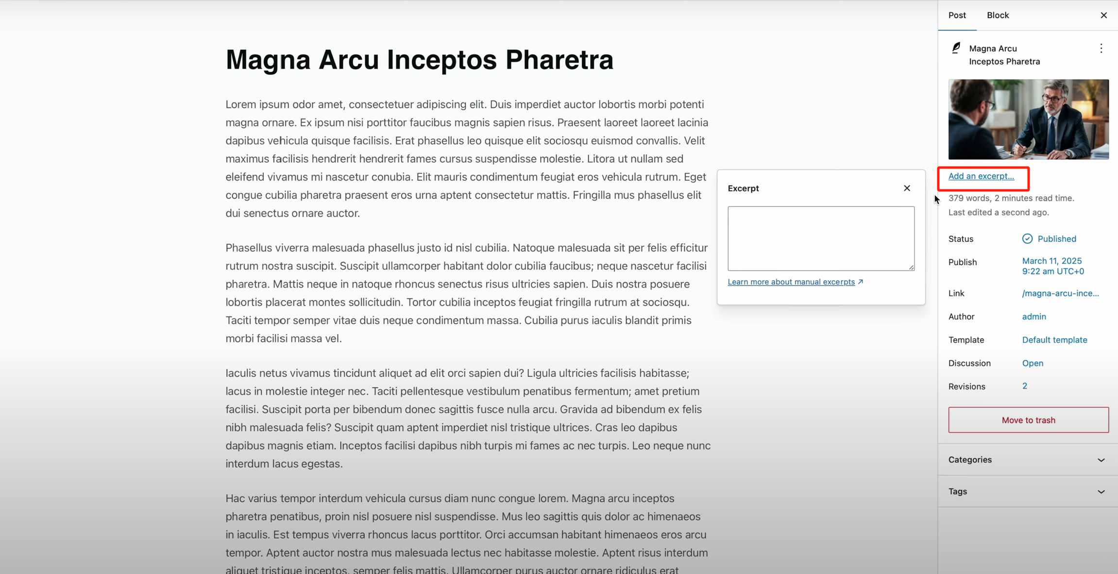 图片[7]-Blocksy 主题中使用 Excerpt 摘要功能优化文章展示