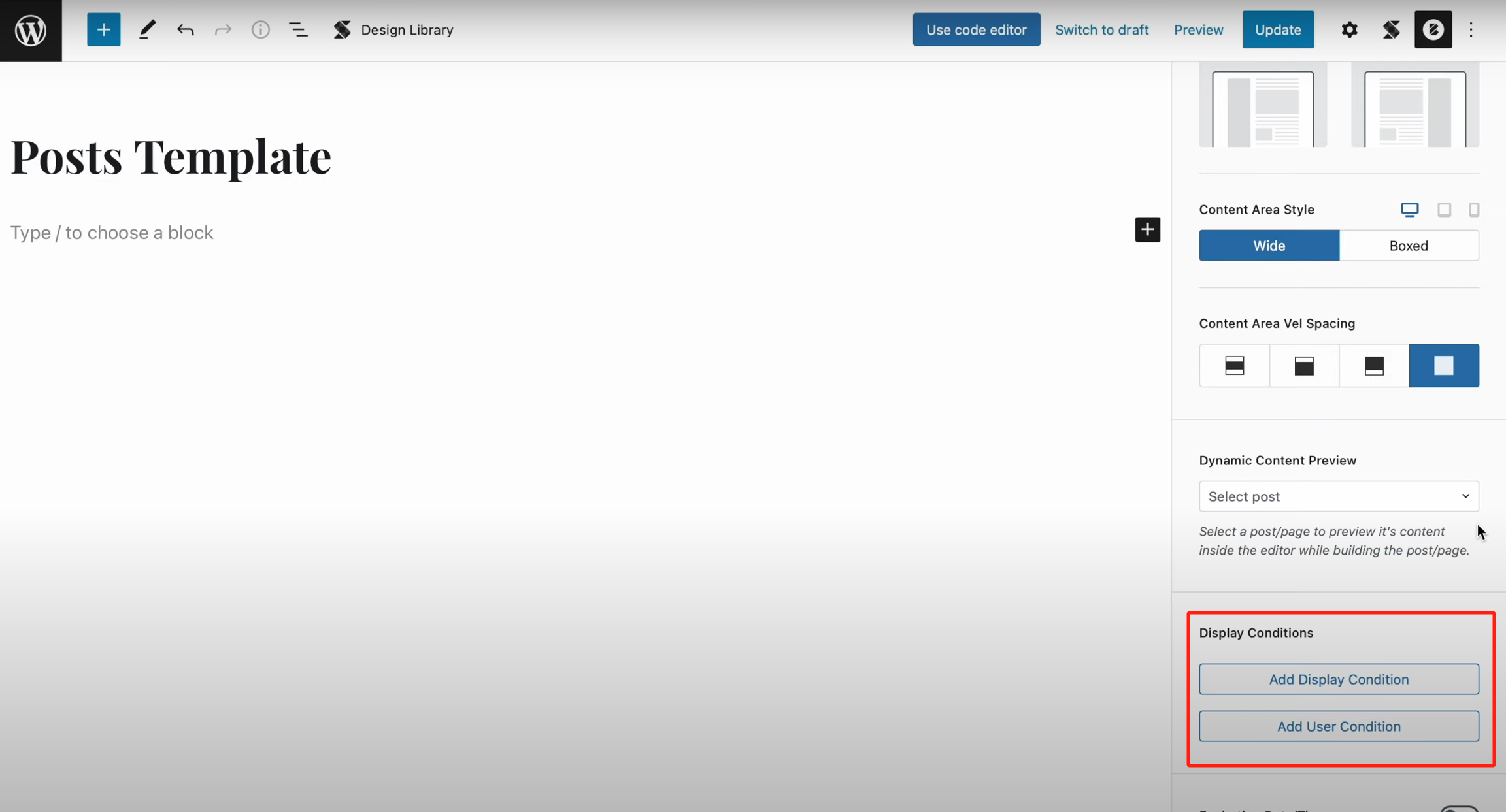 图片[6]-Blocksy 单页模板构建器使用教程, Gutenberg 页面布局自定义, 创建专属文章模板