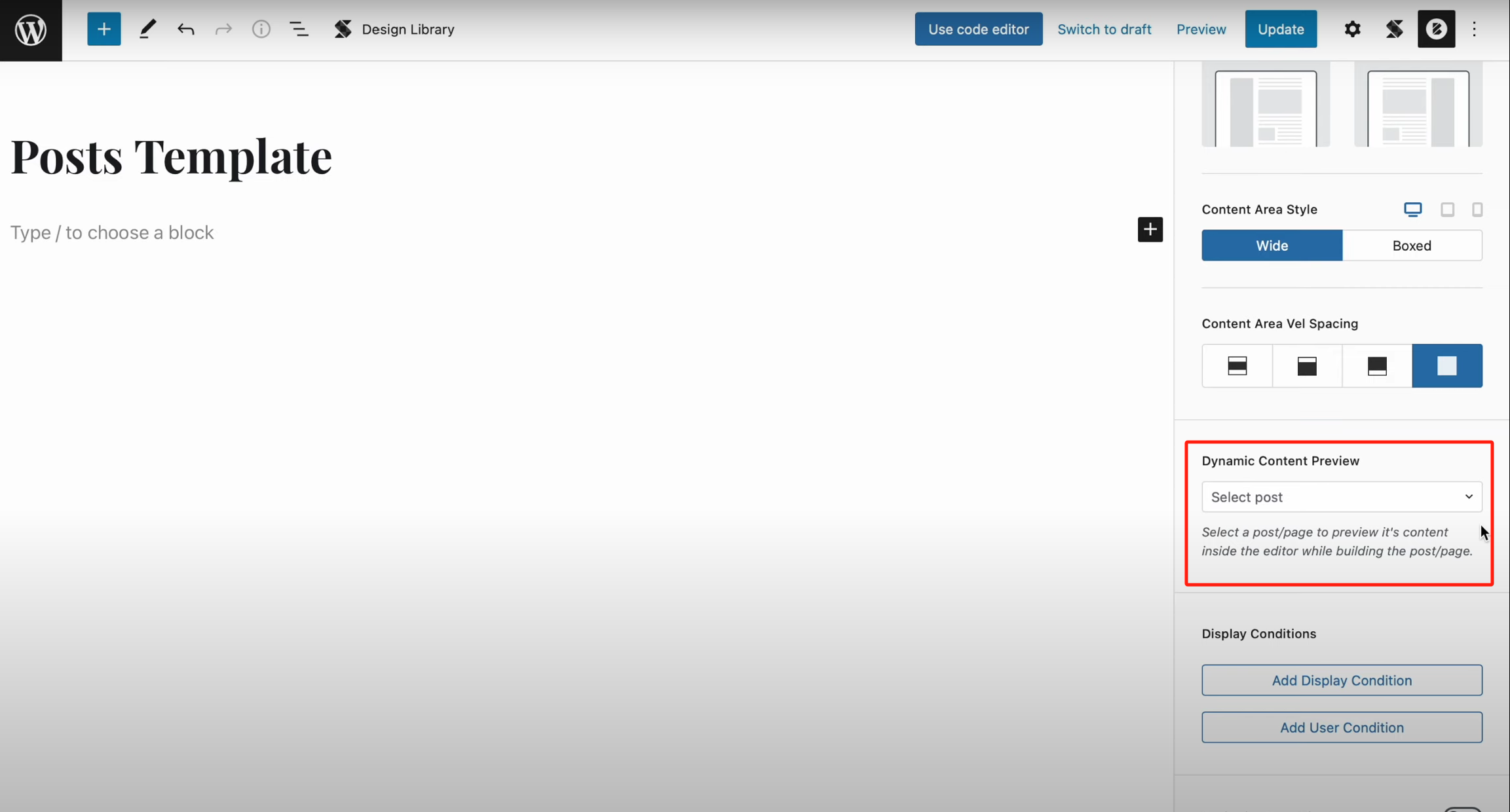 图片[7]-Blocksy 单页模板构建器使用教程, Gutenberg 页面布局自定义, 创建专属文章模板