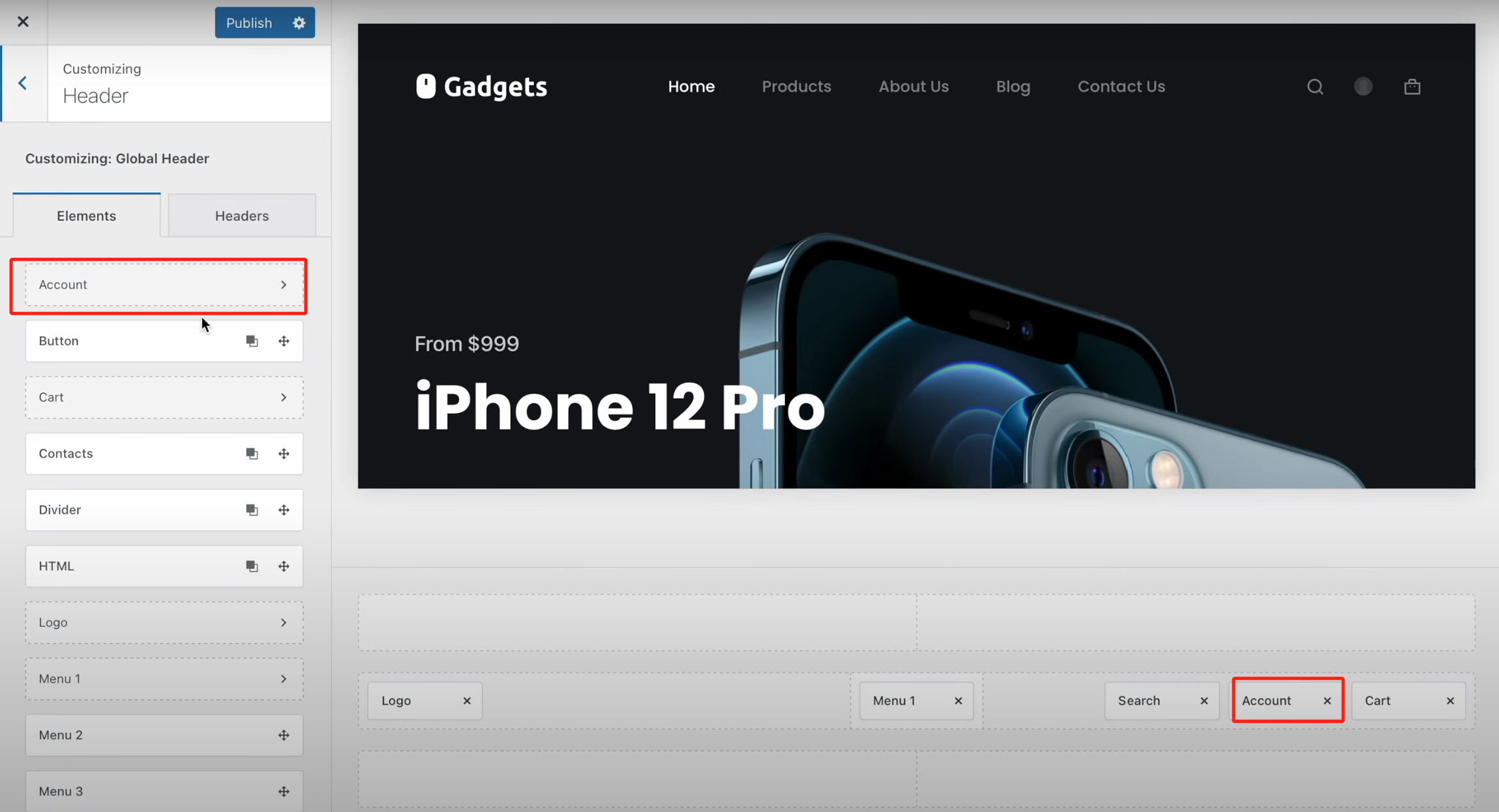 图片[2]-Blocksy 账户元素使用教程：实现 WordPress 登录注册与社交登录集成