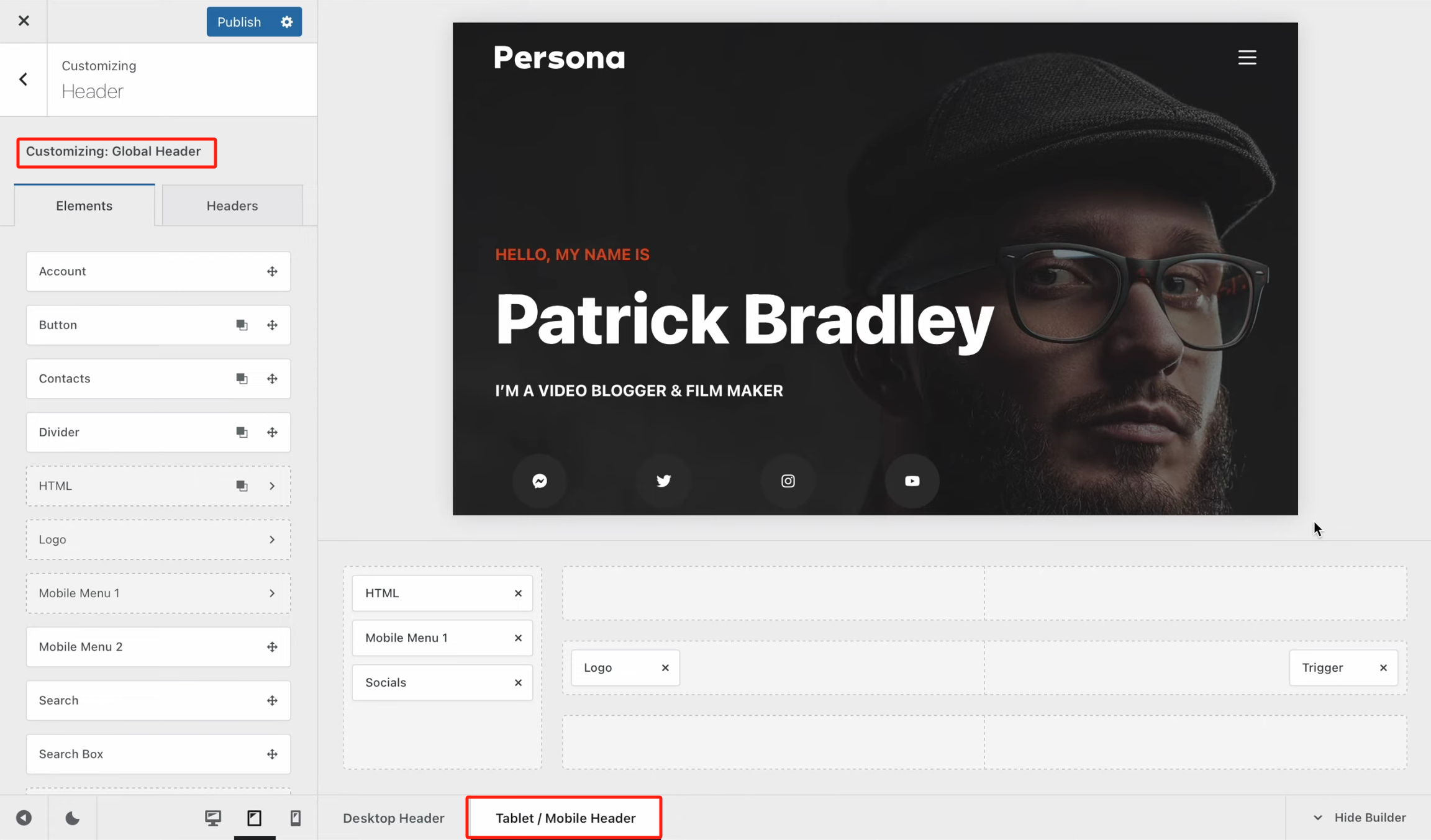 图片[2]-Blocksy 移动端页眉完整教程：Off Canvas 菜单与菜单布局解析