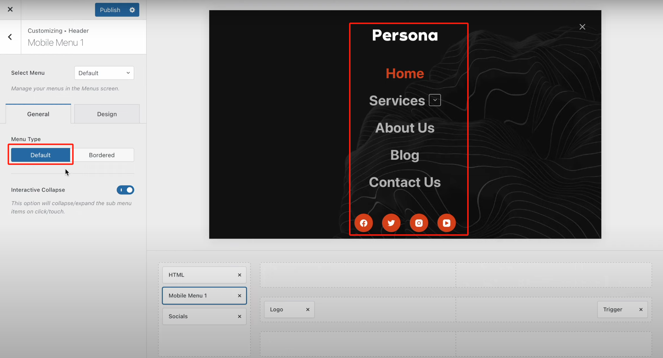 图片[5]-Blocksy 移动端页眉完整教程：Off Canvas 菜单与菜单布局解析